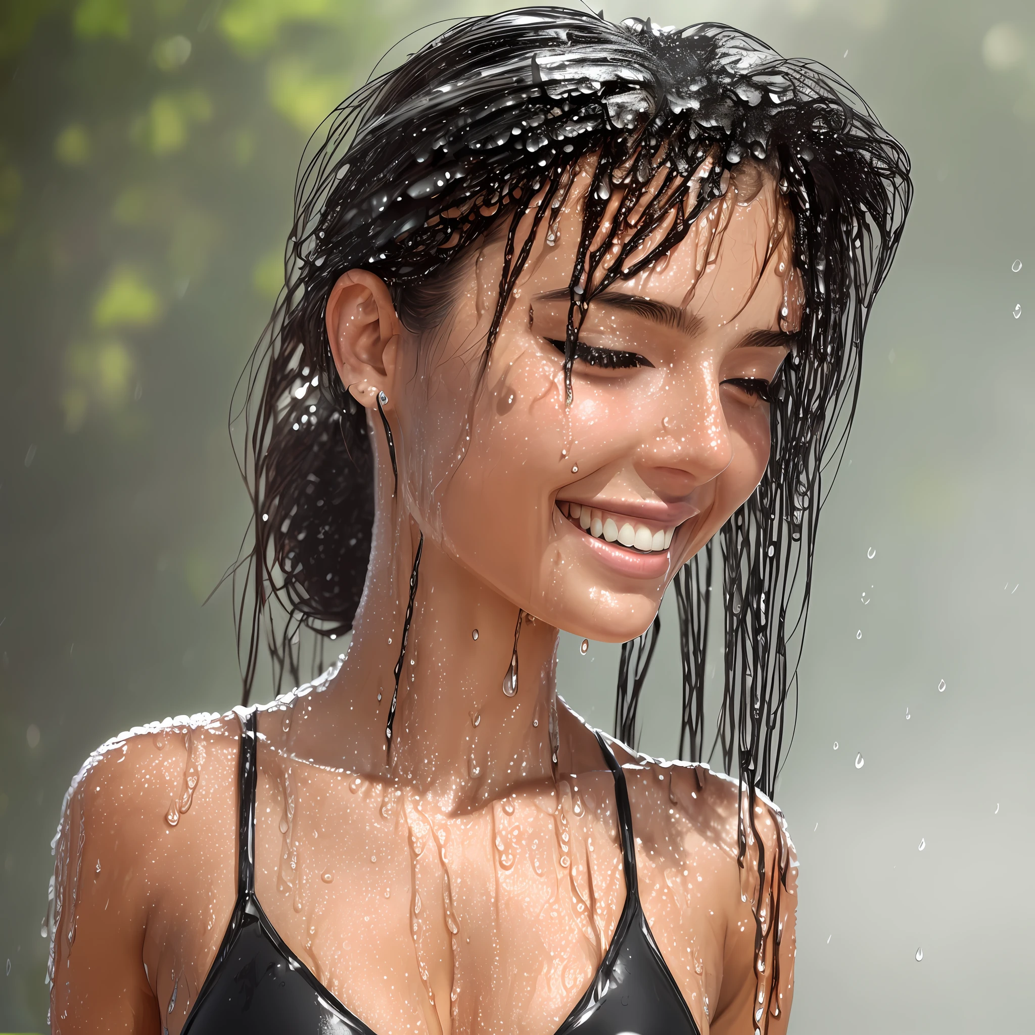 1girl, overflow, (huge breasts), (curvy body:0.8), uncensored,
angelic face,detailed face,
backlighting, light on face, (facial expression of smile and sleepy and ecstasy:1.2), (heavy makeup:1.3),
(perfect female figure),
(sharp focus:1.4), (realistic humid skin:1.6), (soaked body:1.3), detailed eyes,(curvy body:0.8), (long black ponytail hair:1.2), (micro bikini),
black eyes, best quality, ultra high res, (photorealistic:1.4), (wet skin), (camera focus on face), (POV from below), hetero, (pureerosface_v1:0.6) --auto