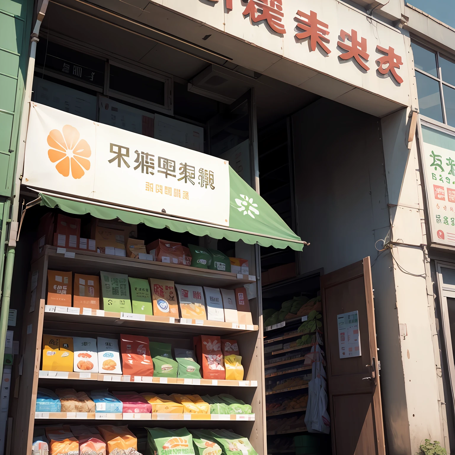 Supermarket logo,Simple,Name: Shuaihui Supermarket,Be creative --auto