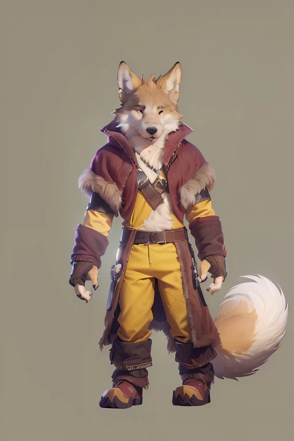 (((8K, RAW photo, Best quality, Masterpiece:1.4))),Muscular male wolf Anthro,lens flare glow,standing on your feet,The upper part of the body,looking at viewert,Animal focus,shaggy,coyote,adolable,kawaii,adolable,furred,Fur head, a narrow waist, fox ear, clawed paws, paw shoes, White fur,(Details fluffy fur)shaggy male, malefocus