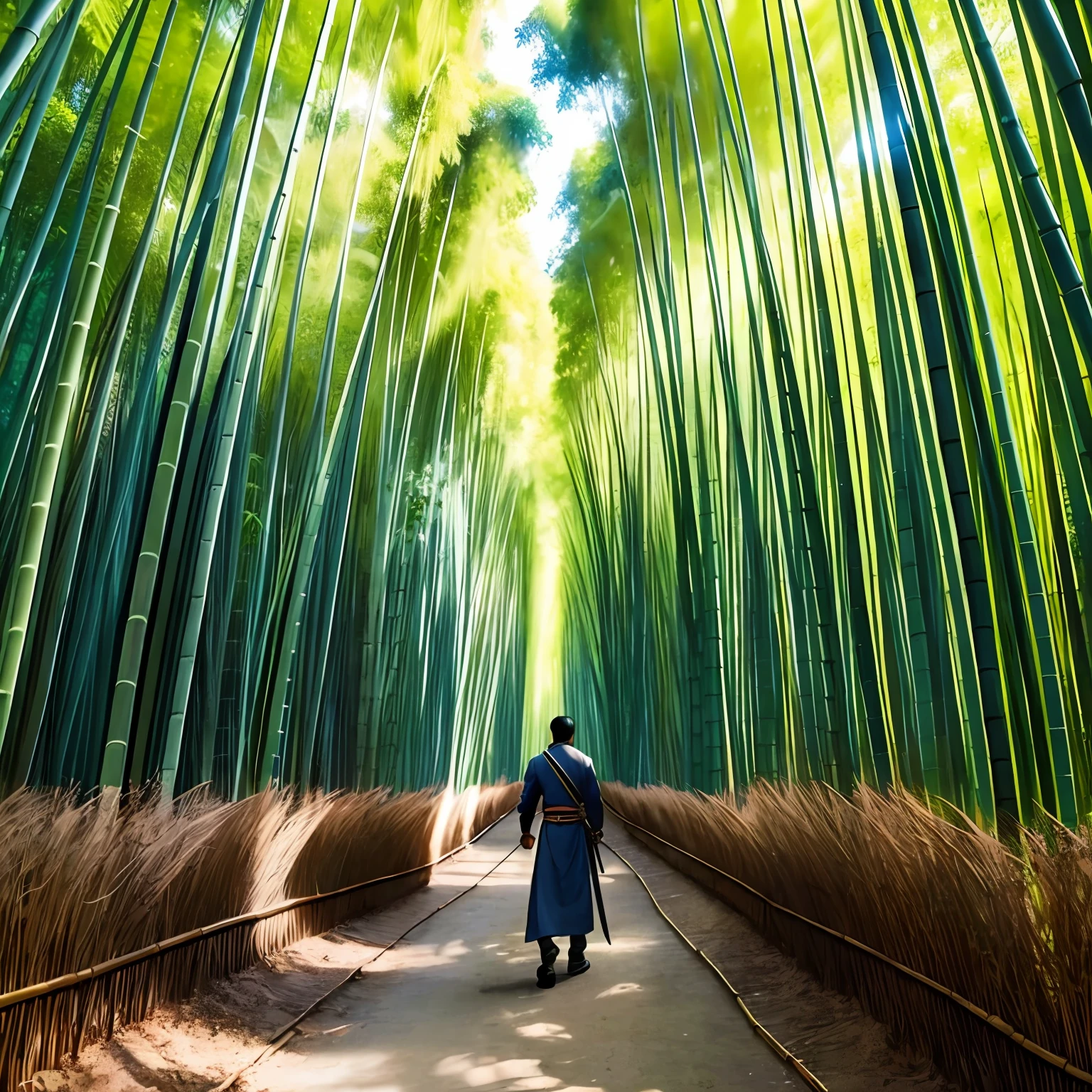 bamboo forrest，Dangerous，swordsman，tmasterpiece --auto
