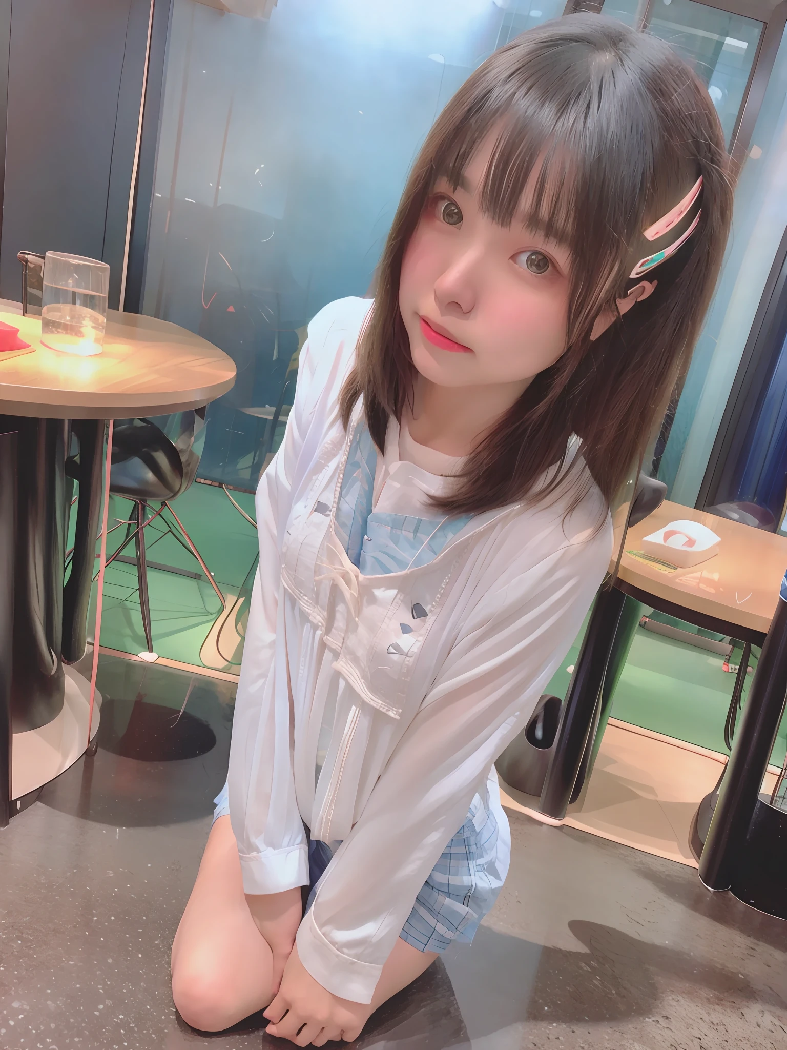 Beautiful girl with bear ears、full bodyesbian、9:16、Love Goods、high-level image quality、japanes