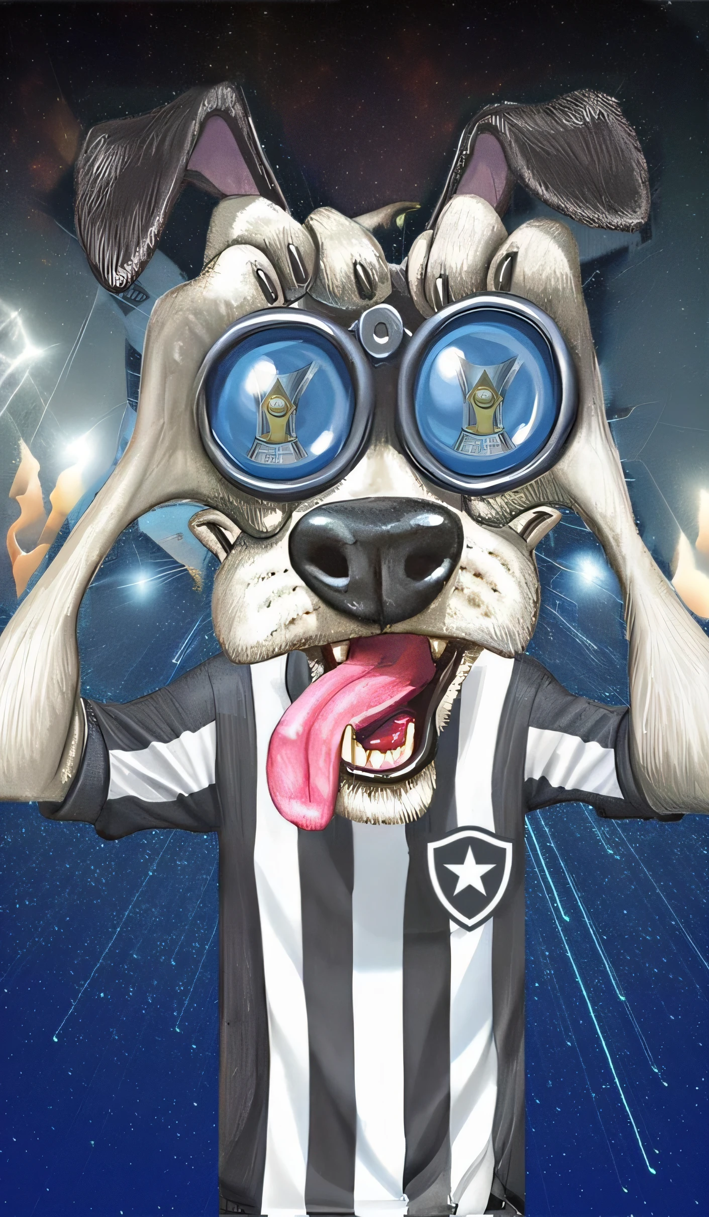 fundo com fogo raios brilhantes