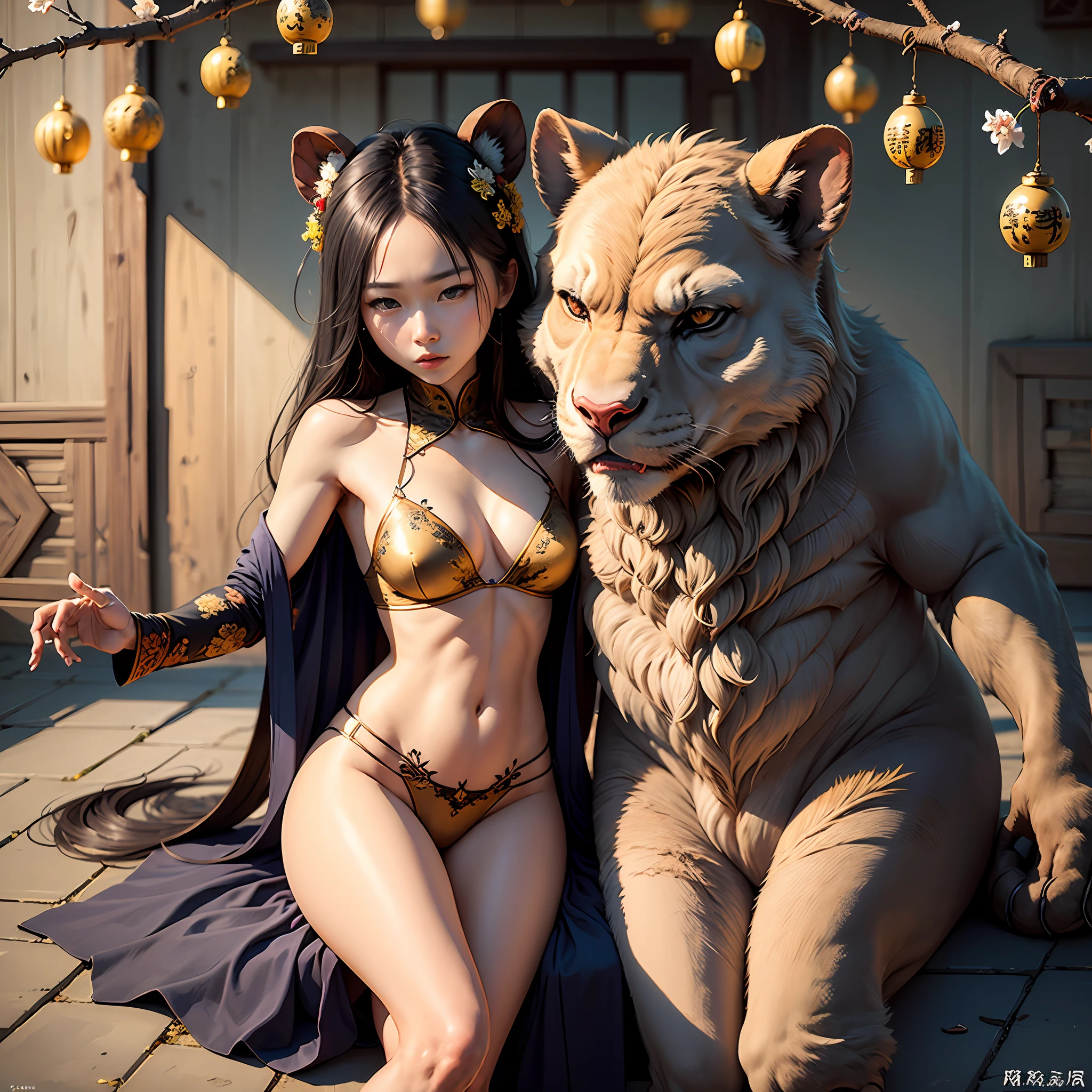 Twelve、Chinese zodiac characters、Deities々Right、brilliance、v8、top-quality、masterpiece、12-frame images、Dry branches、realisitic、omen、delicate、Crisp down to the smallest detail、Ultimate Beauty、Ultimate workmanship、 --auto