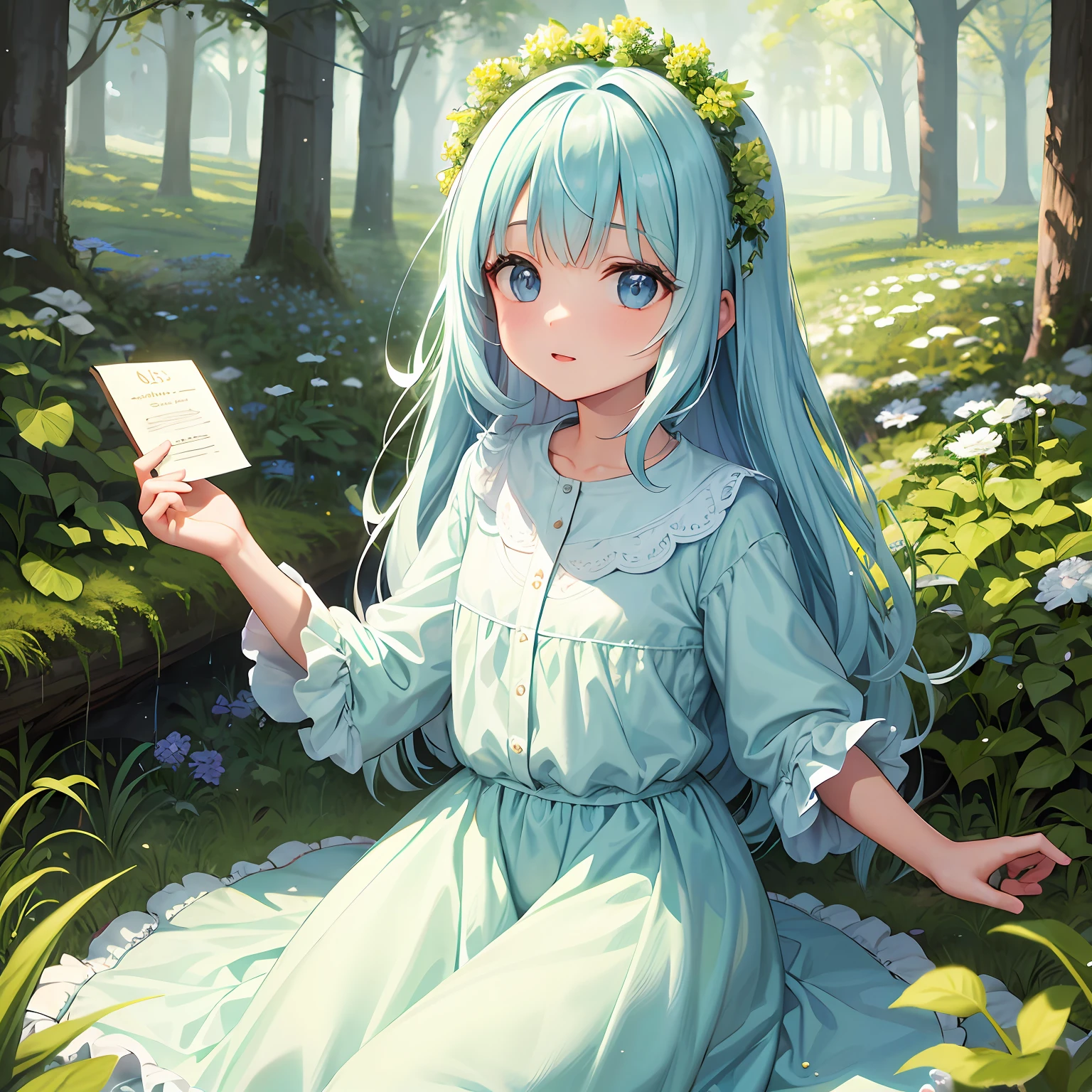 em uma floresta encantada, there was a lovely and curious little girl named Elmeli. Com seus cabelos cor de mel e olhos brilhantes, ela adorava explorar cada cantinho da natureza ao seu redor. Elmeli sempre sonhava em viver grandes aventuras e fazer novos amigos.