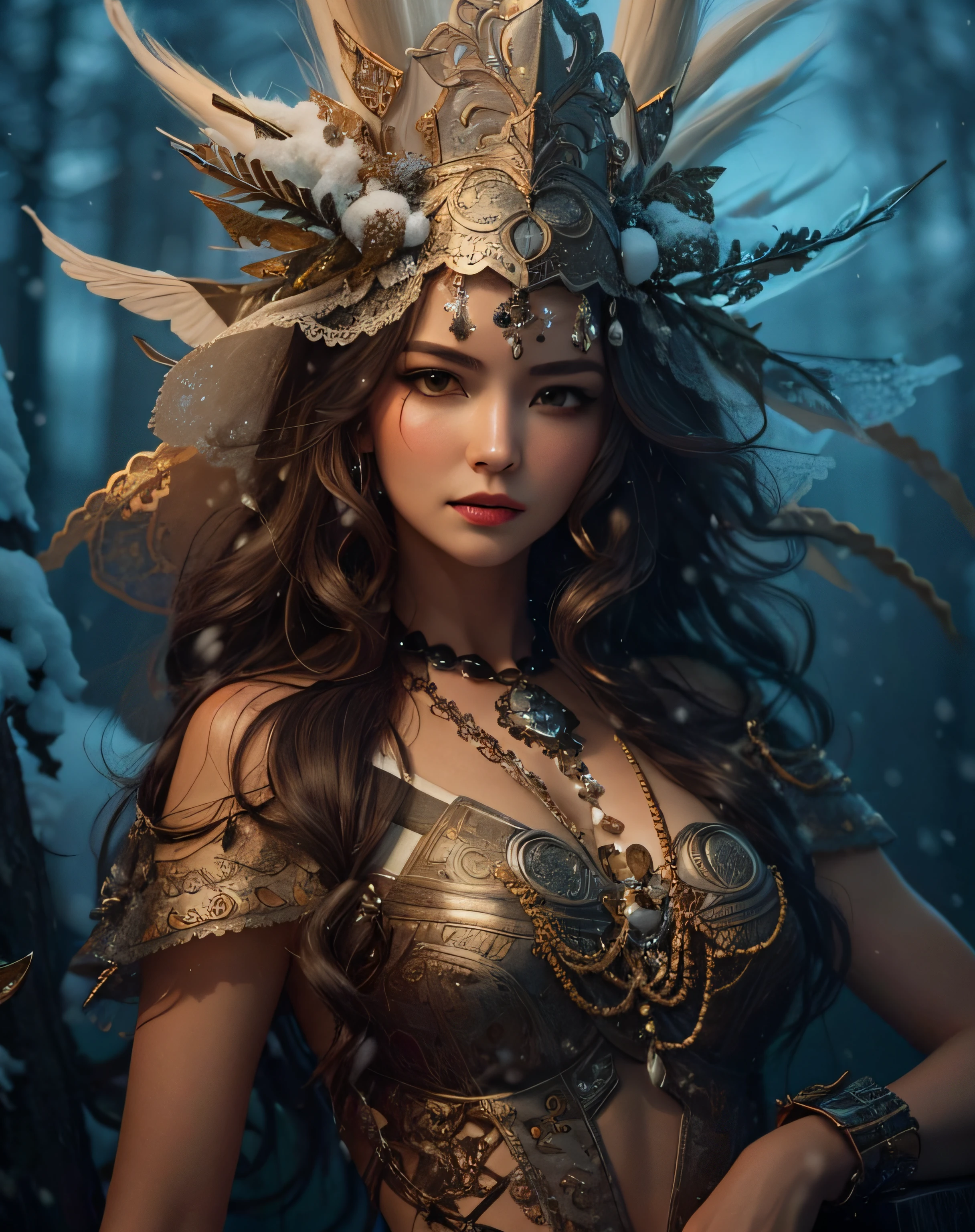 (change to snow-white hair: 2) black gound