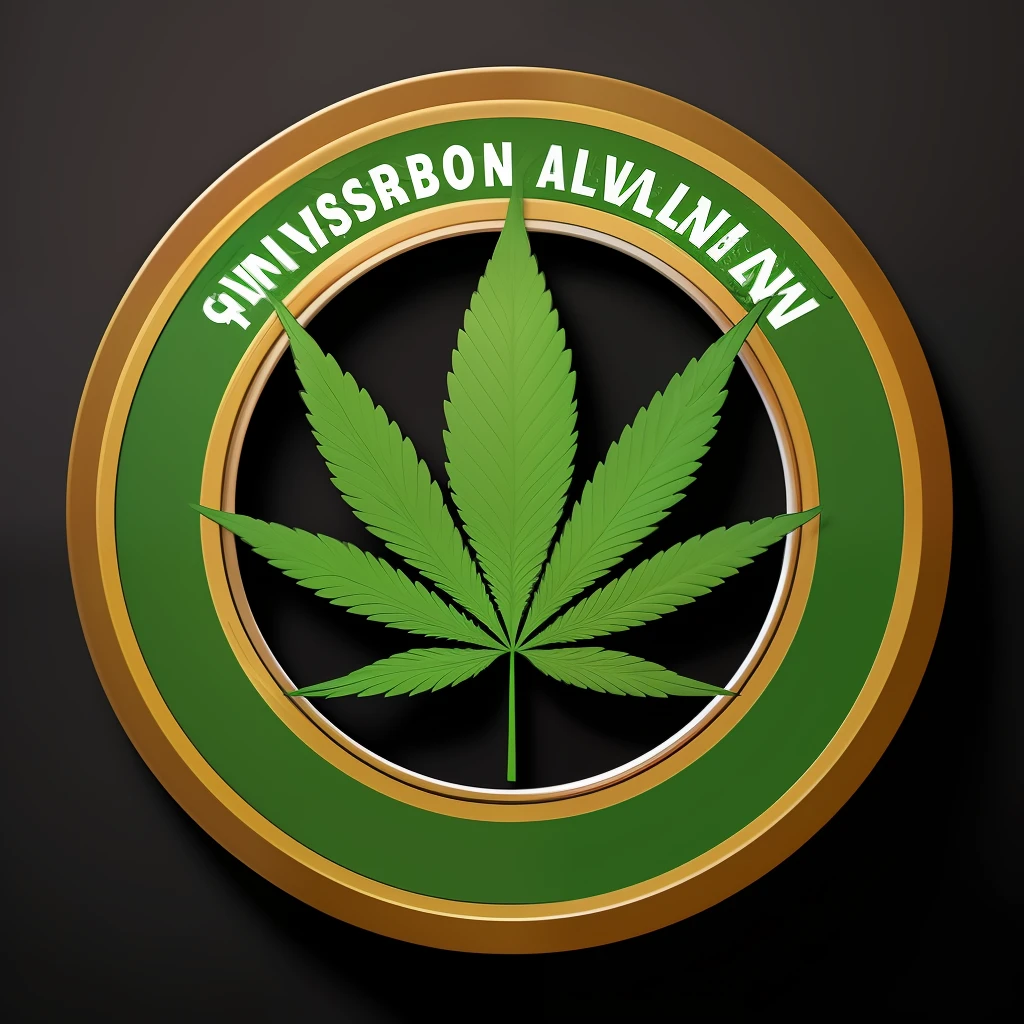 Criar imagem da planta cannabis sativa para logotipo