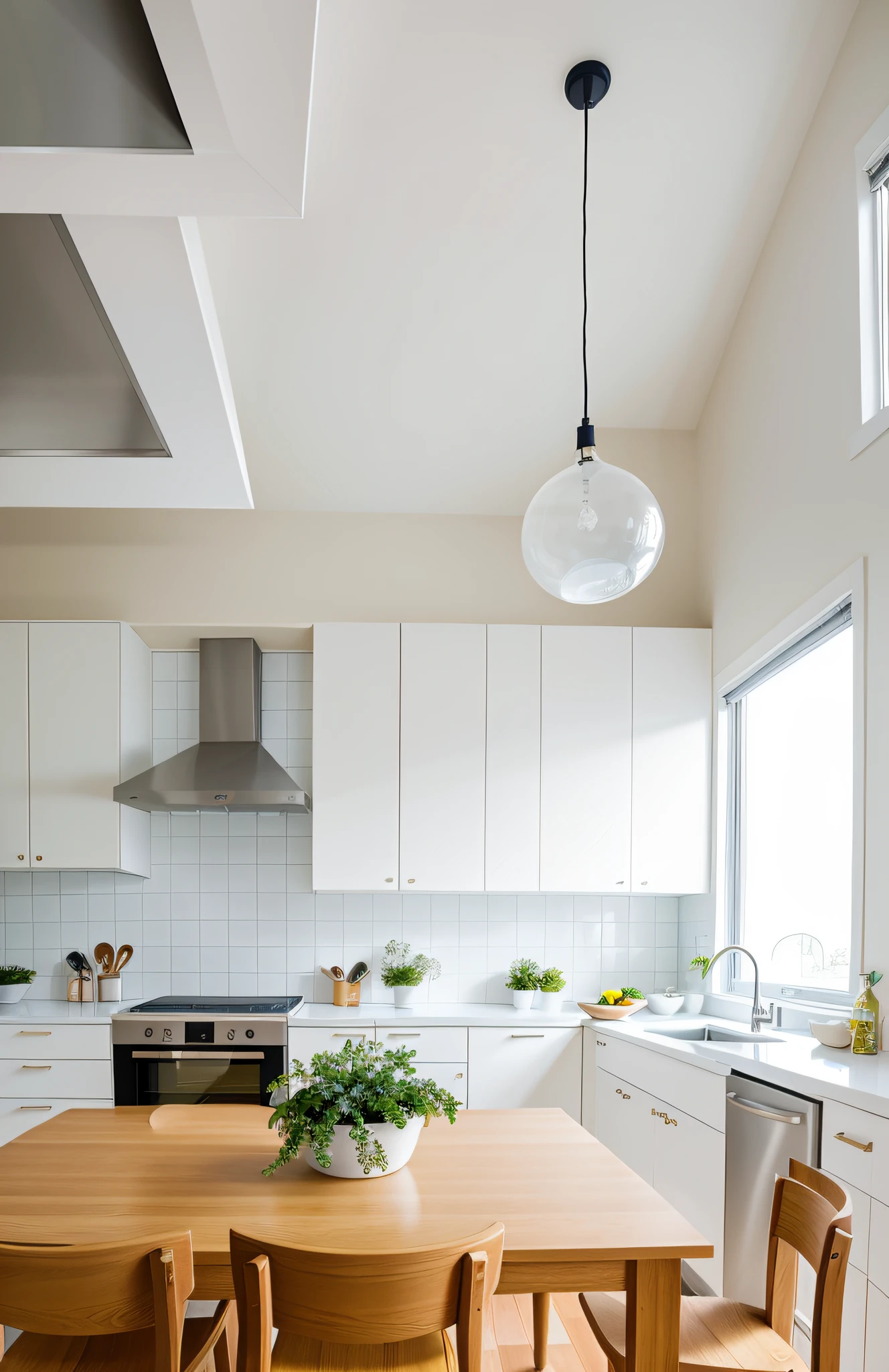 "In a clean and inviting kitchen setting, witness the essence of Greek yogurt come to life in this stunning photograph. The minimalist backdrop accentuates the purity of this wholesome treat."