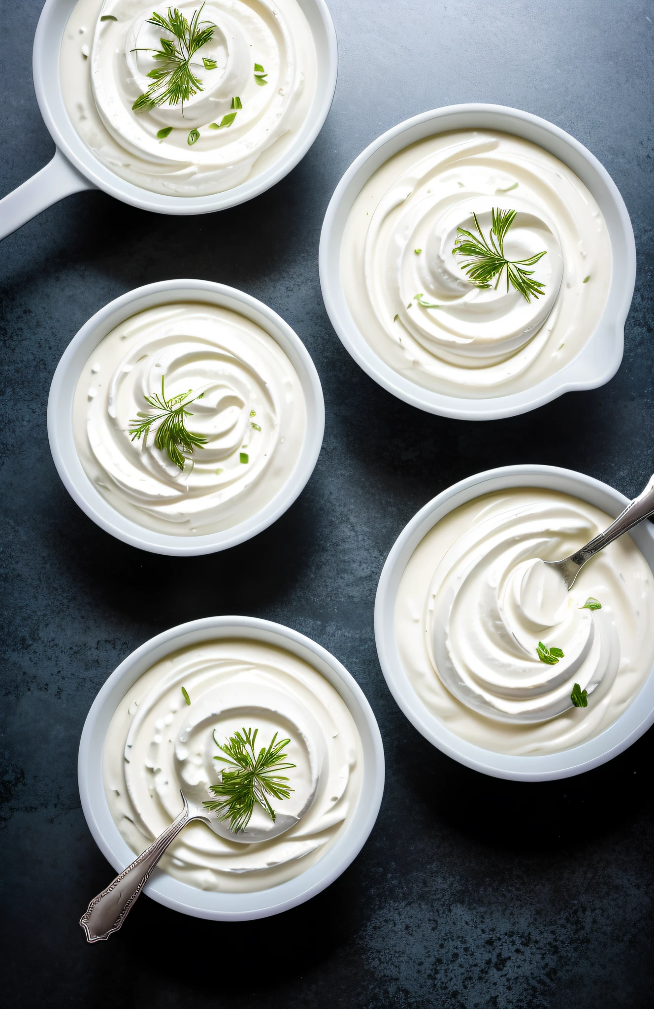 "Immerse yourself in the world of culinary indulgence with this meticulously photographed Greek yogurt. The clean and minimalist kitchen setting enhances the yogurt's inherent allure, making it the epitome of wholesome goodness."