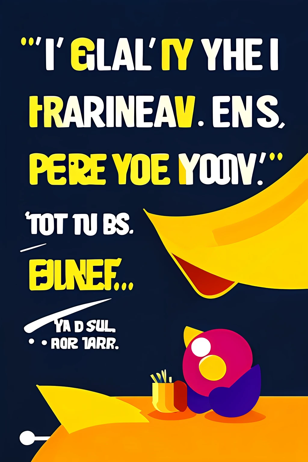 Papel de parede com frase motivacional