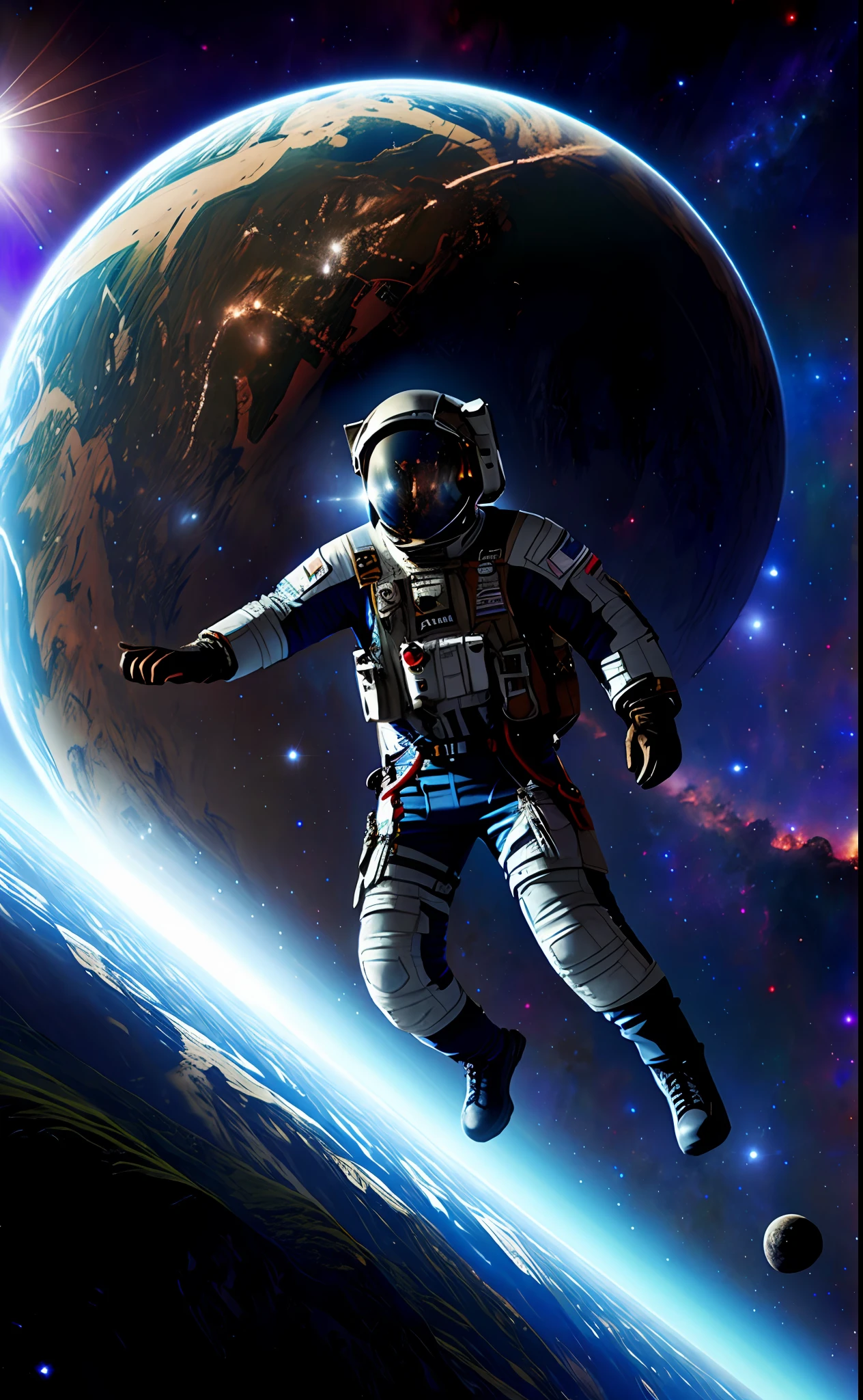 astronauta detalhado fotorrealista --auto