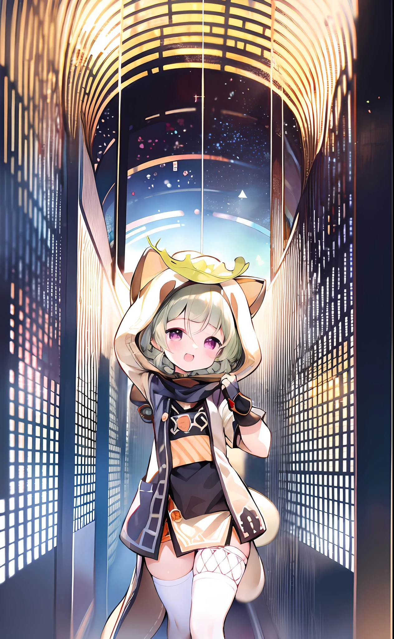 best qualtiy,(kawaii:1.1),(adolable),(A high resolution:1.2),Incredibly Ridiculous res:1.3,Incredibly Fine Illustrations,cute female child,whitestocking