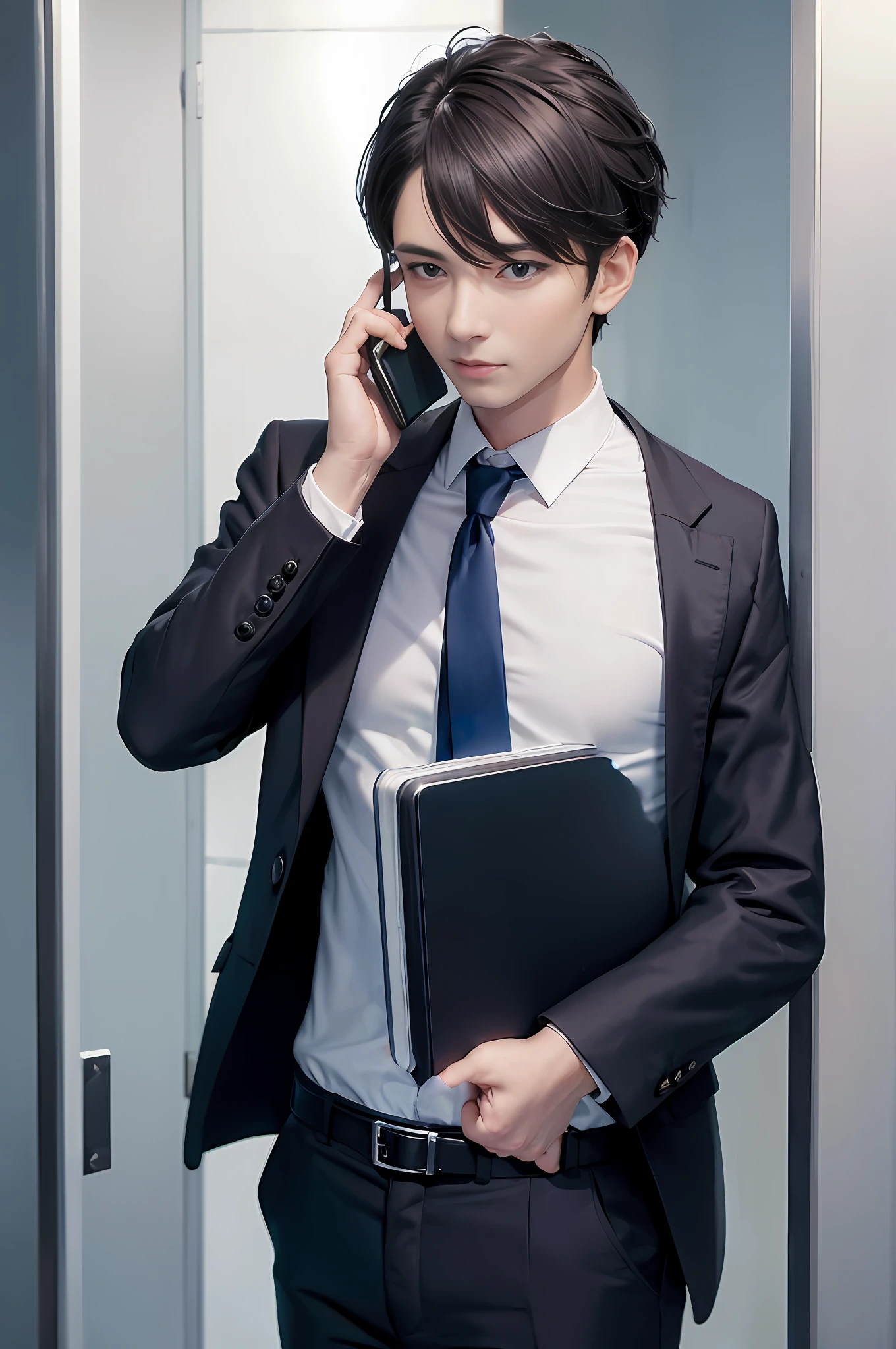 folders,briefcase,laptop