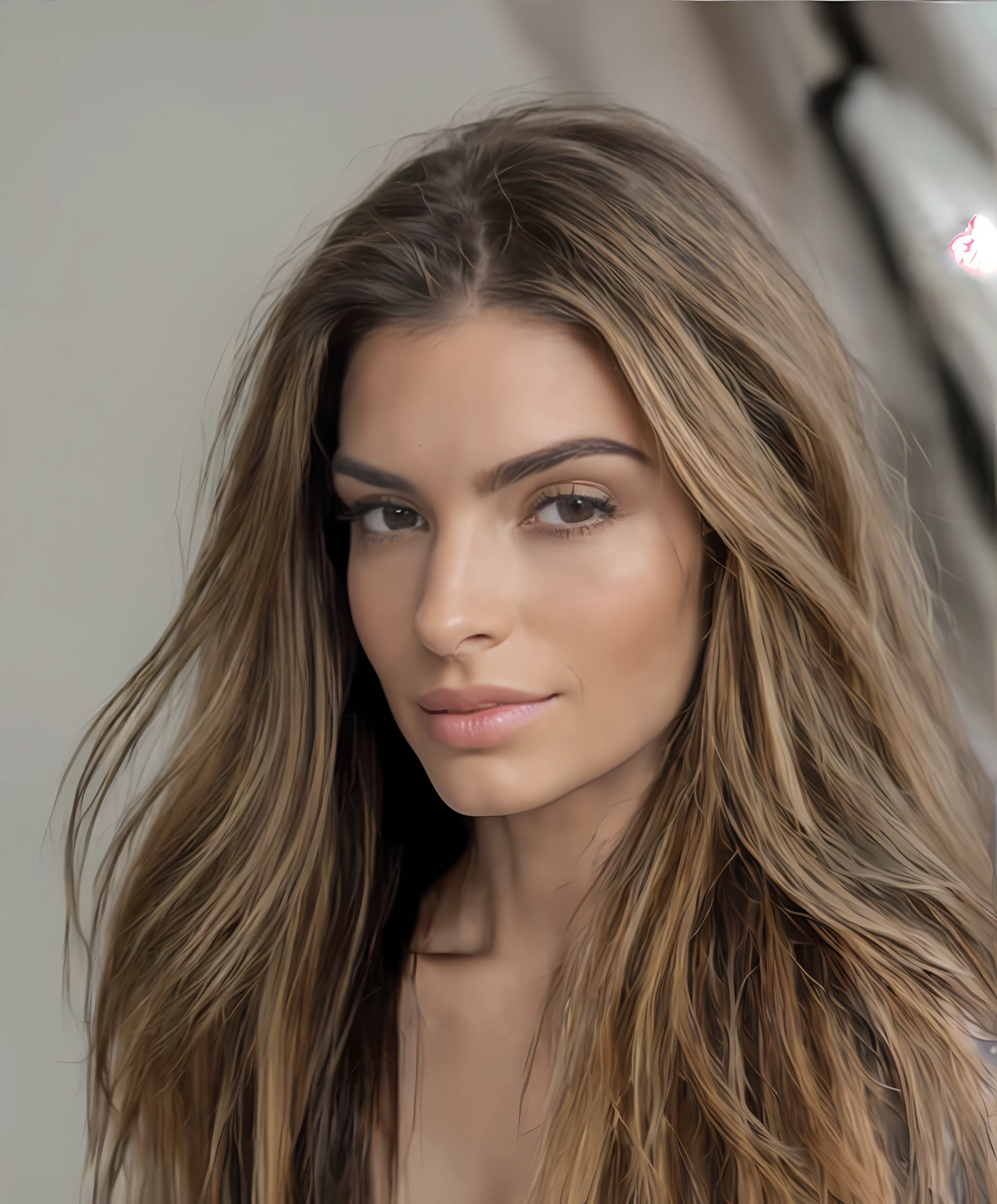 A closeup of a woman with long hair and a thin-strap black dress, morena com cabelos loiros tingidos, Cabelos castanhos claros separados, Alana Fletcher, Angelina Stroganova, cabelos borwn claros, julia sarda, Retrato Sophie Mudd, Anastasia Ovchinnikova, foto de uma mulher bonita, julia gorokhova, cabelos longos de cor castanha, penteado liso, tattoo on upper arm, neck tattoo, (cabelo detalhado, (cabelo realista), (obra-prima, melhor qualidade, alta resolução: 1.4), 1mulher, Linda, textura dos poros da pele, cabelo loiro, disco Rigido, fotografia, filmes, cinemactic, realista, (8k, Foto RAW, melhor qualidade, obra-prima: 1.2), (realista, realista: 1.33), melhor qualidade, olhos detalhados castanhos, olhos marcantes, majo, natural lightting, profundidade de campo, Films, pele enrugada, sharp looking portrait, detalhado e realista de uma mulher, (sardas:0,5) , looking-into-camera, Chapped lips, soft natural lighting, fotografia de retrato, magic photography, lighting dramatic, Foto realism, ultra-detalhado, intimate portrait composition, Leica 50mm | | | | | |, F1. 4