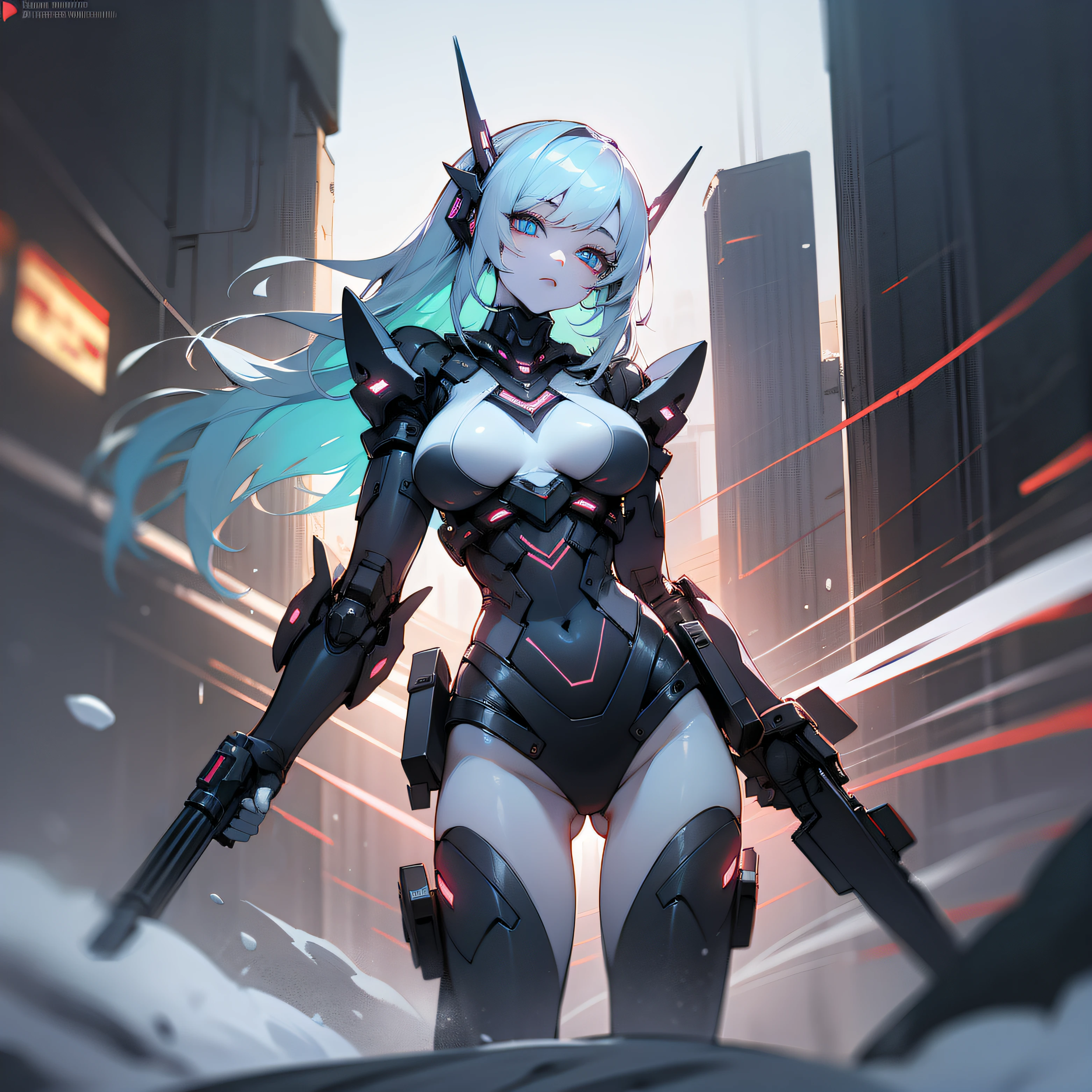handcannon，Laser cannon，neonlight