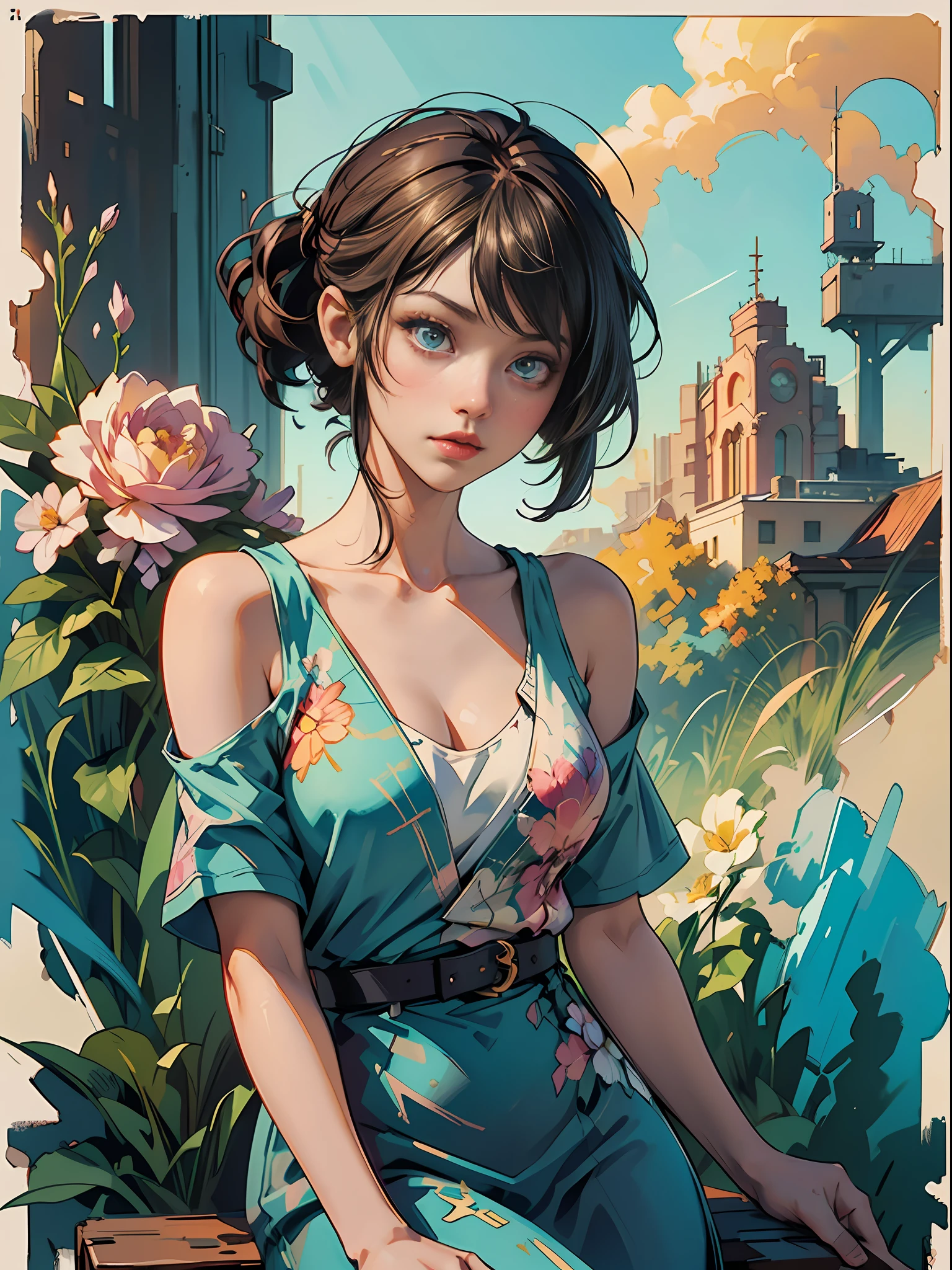 photo, sticker banksy art,kelly brook , freedom, soul, digital illustration, comic style, perfect anatomy, centered, approaching perfection, dynamic, highly detailed, watercolor painting, artstation, concept art, smooth, sharp focus, illustration, art by carne griffiths and wadim kashin,big breast,alone anime girl with a medium lenght pose and cute clothes, short pastel hair with hime cut and bangs, heterochromia, perfect anatomy, centered, approaching perfection, dynamic, highly detailed, character sheet, artstation, concept art, smooth, sharp focus, illustration, art by kim jung gi,, artgerm, carne griffiths and wadim kashin , sasha yakovleva, loish, jeremy mann, full body shot, character sheet, lightningwave, beautiful anime watercolor painting ,paint dripping by tim okamura, victor nizovtsev, greg rutkowski, noah bradley. trending on artstation, 8k, masterpiece, graffiti paint, fine detail, full of color, intricate detail, golden ratio illustration,monochromatic green background, masterpiece, best quality, high quality, highres, best quality, high resolution fix, bright amazing lighting, detail enhancement::style only zuul by valerio "dreelrayk" buonfantino on artstation::2.9 ,( beautiful woman )), ((solo)), ( detailed eyes and detailed face:1.3), (t-shirt or dress:1.3), (beautiful and clear background:1.2), (extremely detailed, ultra-detailed, best shadow:1.1), large breasts, bare shoulders, flowers and petals, , (white background:0.5), (illustration :1.1), (extremely fine and beautiful girl:1.1), (perfect details:1.1)style::jae lee ::2.9 --quality ,illustration style, fantastic paintings ,graffit style, black with straight hair and flowers ,with jeans and a white t-shirt or dress, beautiful woman, black relief around the design,passionate pianist sparking the piano ablaze, raging fire, nightcore, fine detail, expressive, dark contrast, in the style of paper frank, mcflyy --ar 16:9 --q 2 --s 500 --v 5.1 --style raw --c 100
