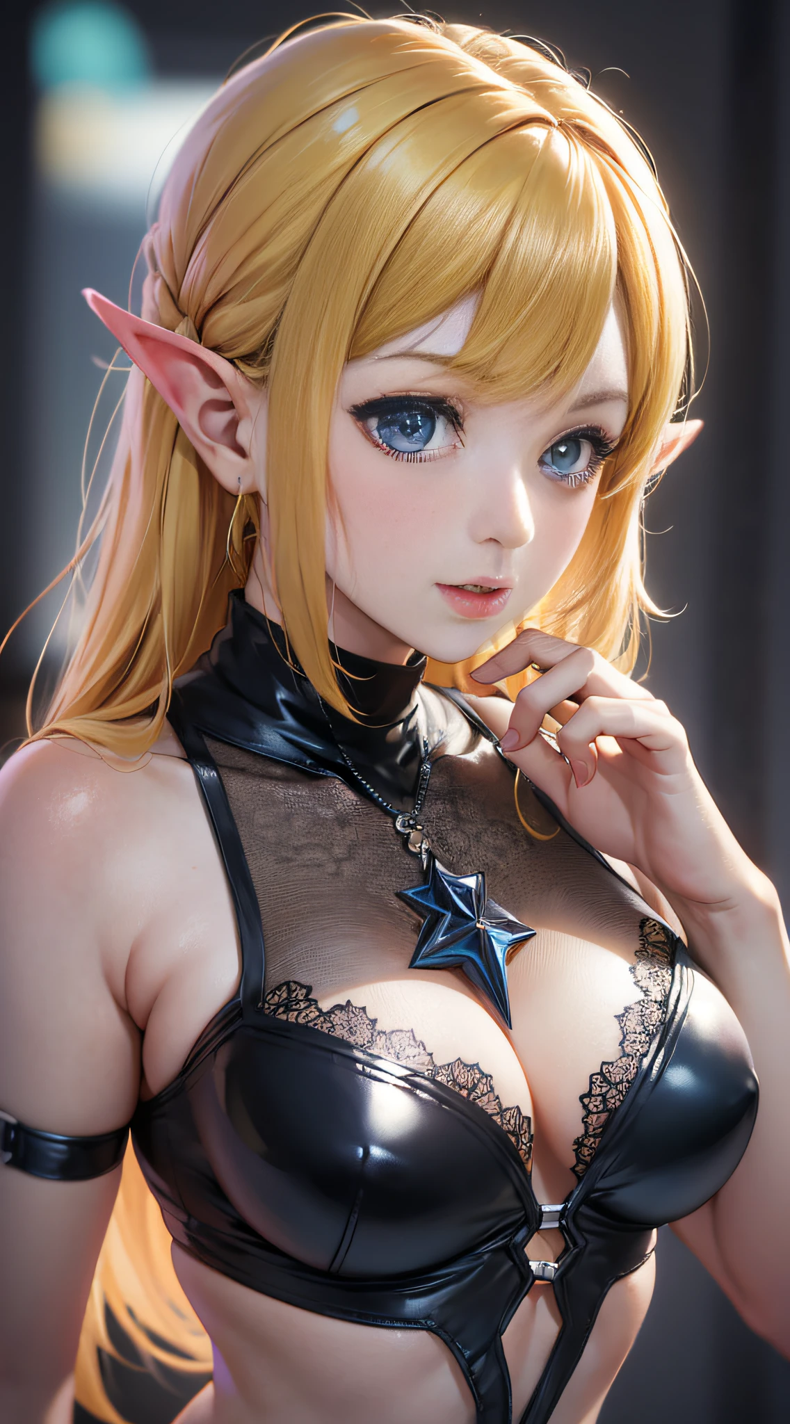 Link de the legend of zelda em roupa azul e bege segurando em poses de combate como em street fighter, Zelda, Retrato de Zelda, de lenda de Zelda, Link da lenda de Zelda, link do Zelda, Fotos cosplay, Cosplay ornamentado, Cosplay profissional, Cosplay, Cosplay Completo, Artgerm Moody Fotografia, Campos Hyrule, ray-traced, 3D-rendering, extremanente detalhado, alta qualidade, luz e sombra realistas, cabelos loiros, eye reflection, sorriso leve, ray tracing, ray tracing, High detail, Realismo, hiper-realismo, profundidade de campo, Cinematic lighting, desfoque de movimento, brilho, luz brilhante, raios de deus, ray tracing, reflection light, Afterimage, Multiple views, Reflexo da lente, Bokeh, 4k, UHD, master part, anatomicamente correto, pele texturizada, super detalhe, alta qualidade, best quality, 8k