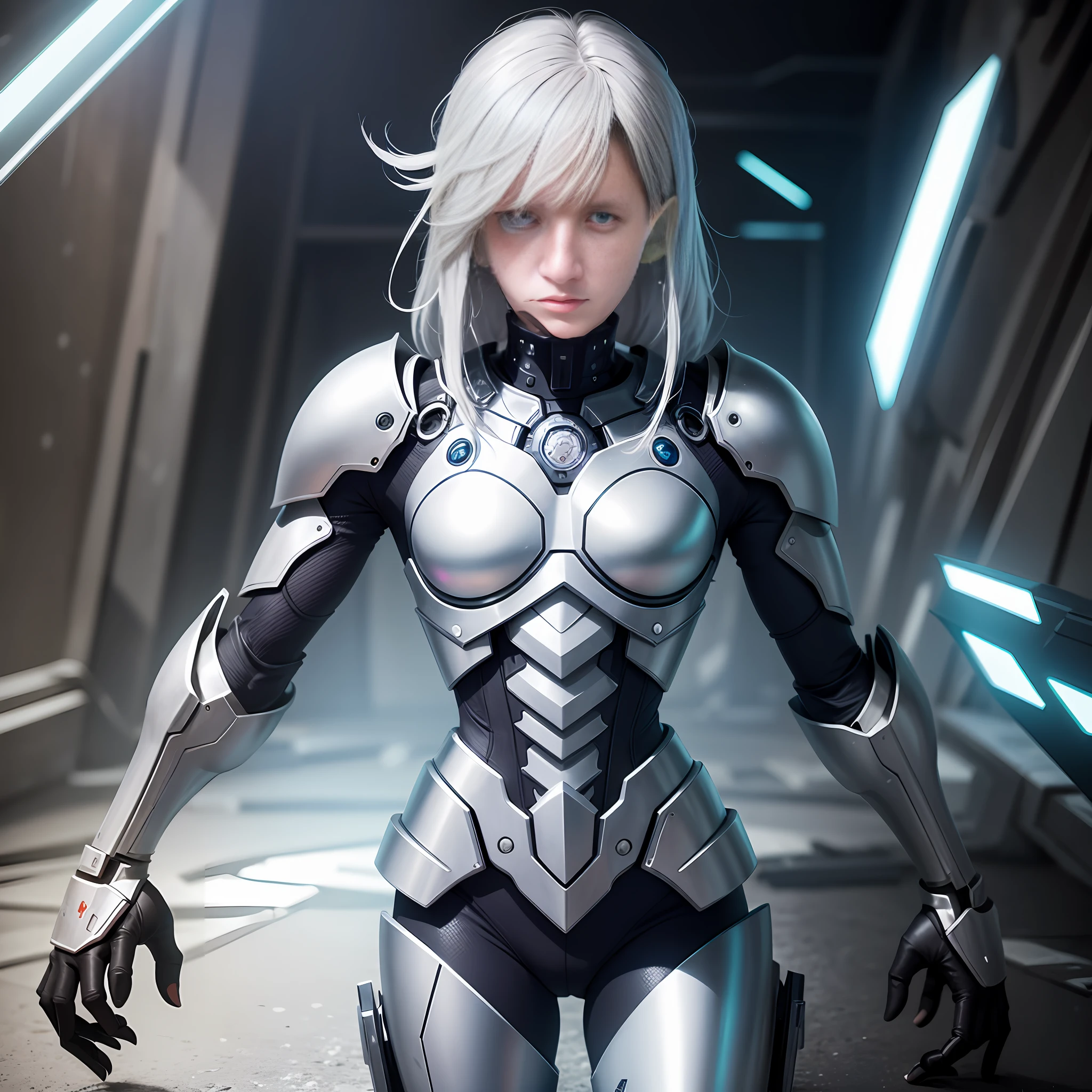 Criar cyborgue em formato de anime --auto