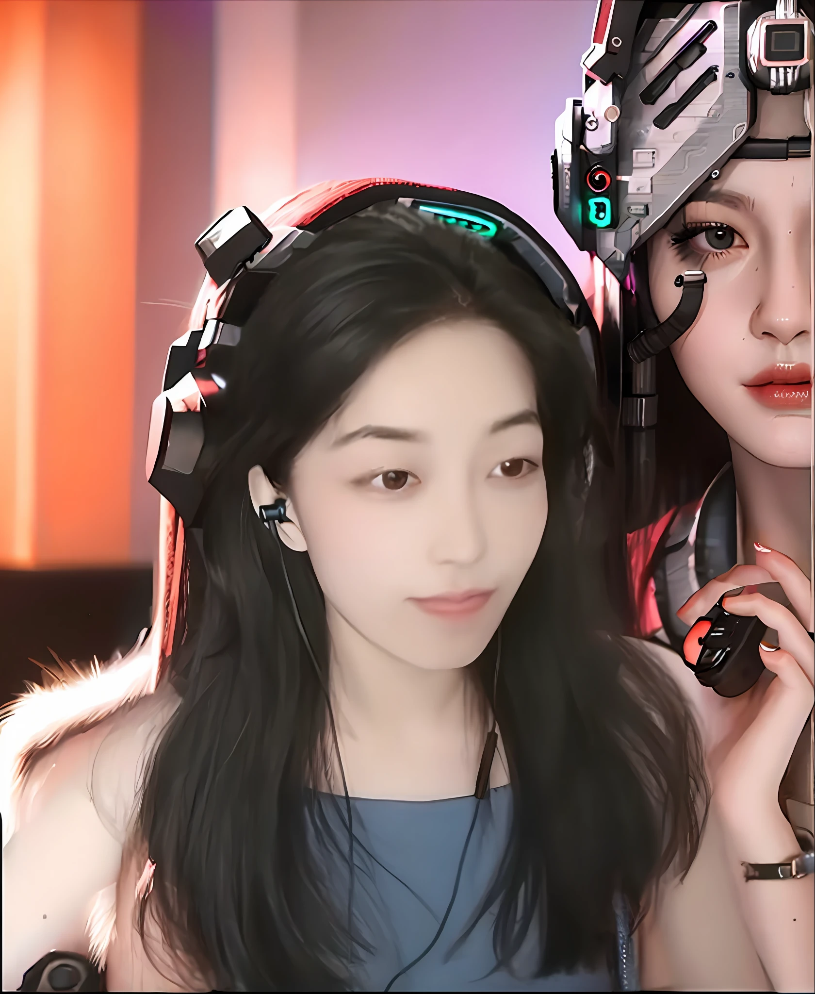 Sit in a cyberpunk gaming chair