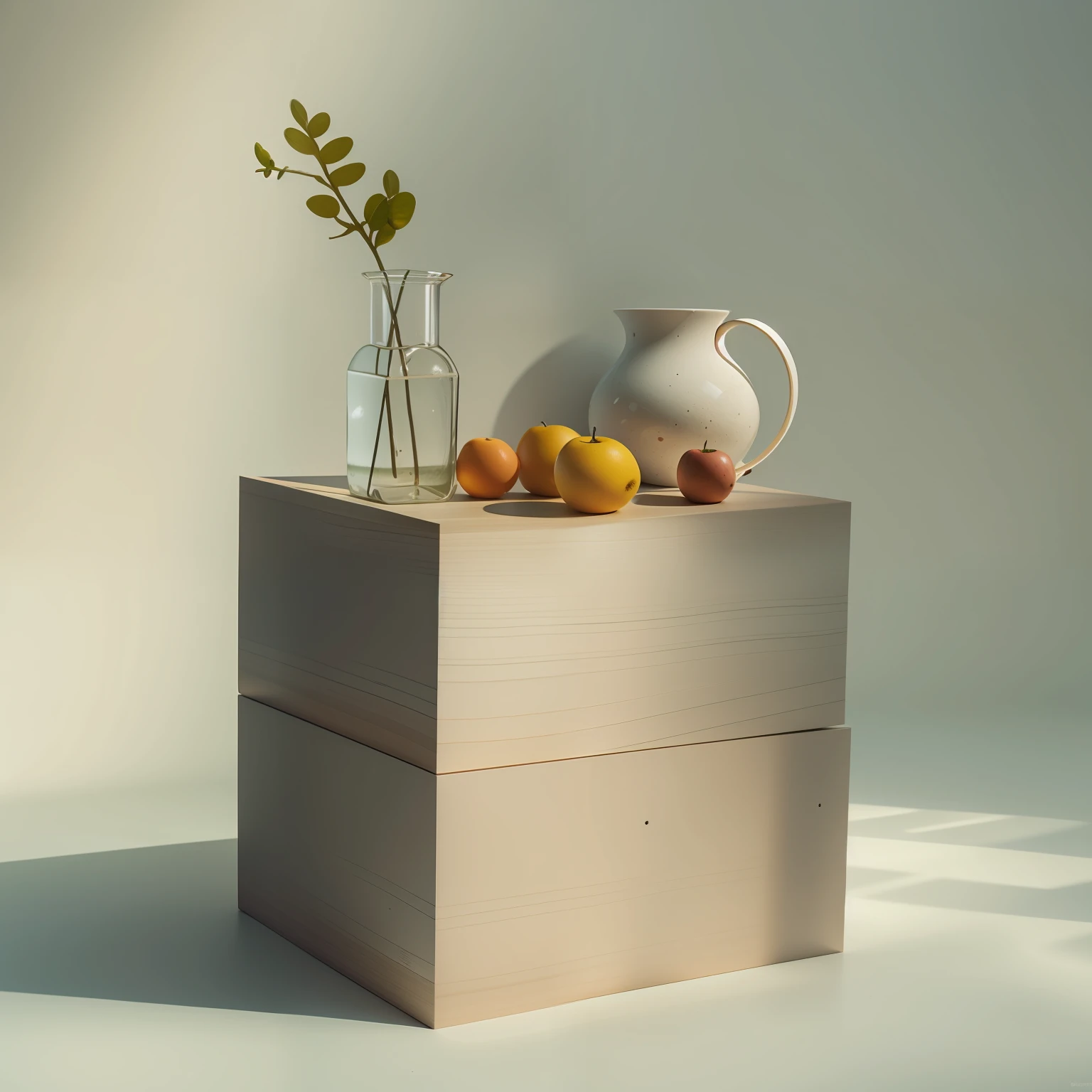 Living objects form three squares，Realistic objects，visualizador，Reallightandshadow，Life scenes，Photographic material