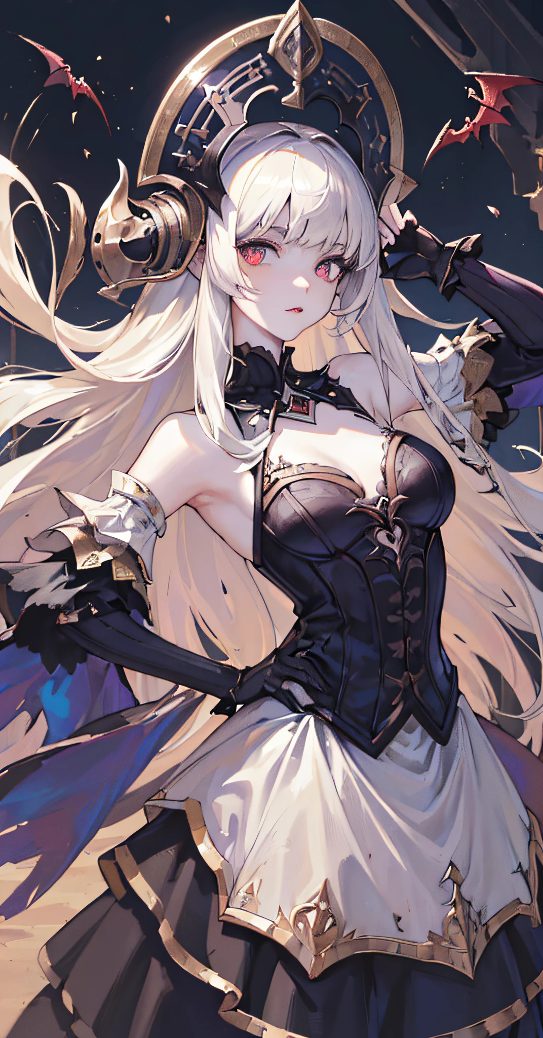 (extremelydetailed:1.3),(masterpiece:1.3),sfw,(fantasyofterrorart:1.3),(dutchangle:1.4)illustrationofa(woman(vampire:1.1)),(palewhiteskin,facewithbloodsplatters,lipswithbloodsmears:1.3),(detailedlongcurlyblondehair:1.3),(defineddetailedbrowneyes),(smallbreasts:1.3),(fatallylusty:1.3),(inaseductivepose:1.4),(wearingintricatelydetailedbrokenchromeandmidnightblue(fullplatearmor:1.1)madeofbronzeandmetalwithdetailedetchings,thickheavyarmorplating,heavyplatearmordress,intricatedelicatehelmet:1.3),(apocalypticstorm:1.3),(detailedbrokenvampirecastleinthebackground:1.5),(nighttime,night,dimlighting,darkatmosphere:1.4),(sharpfocus,(depthoffield)),ultraquality