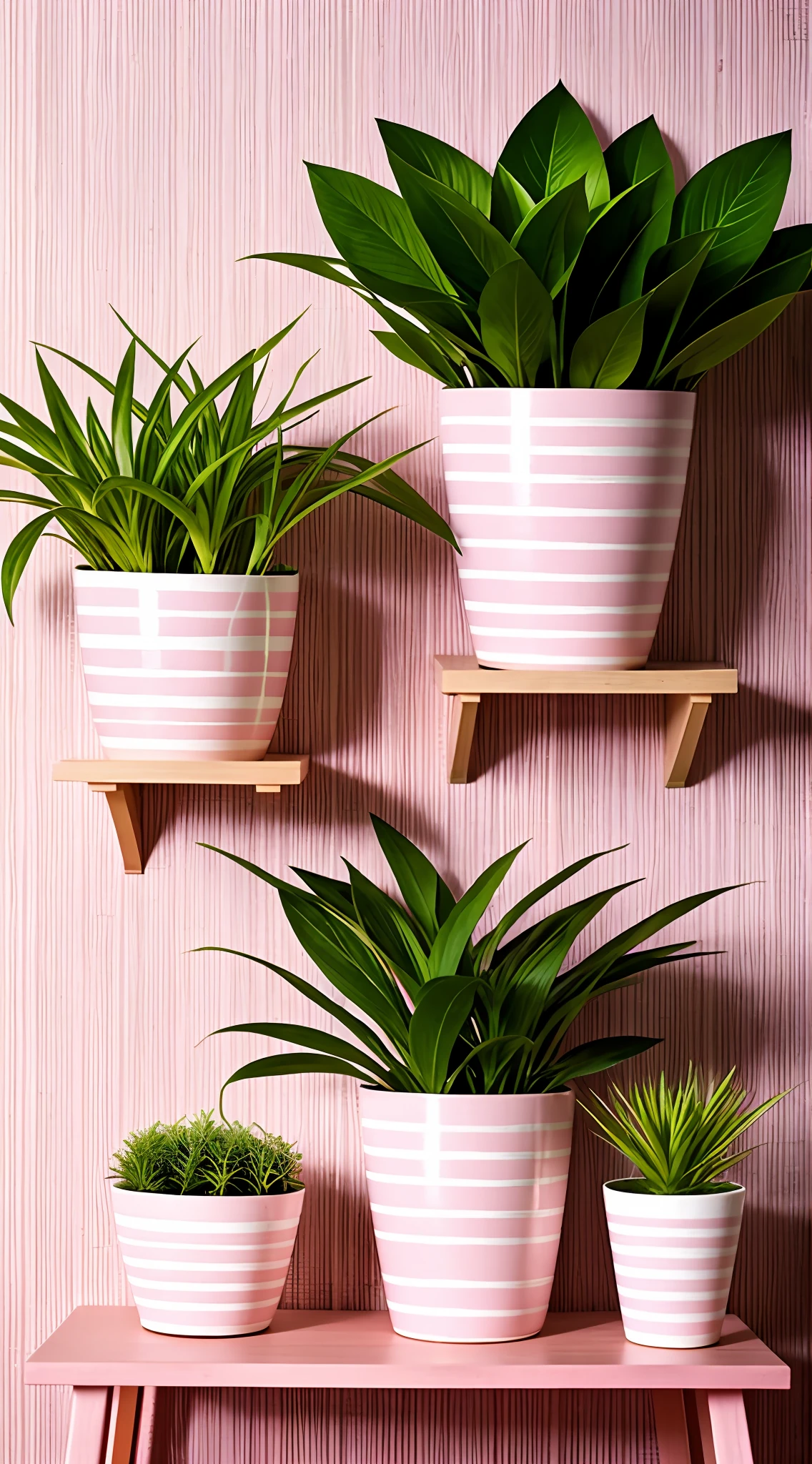 Surrounded by straw and small plants, light pink style, the wallpaper, Animated GIFs, matte photos, Striped painting, applecore, Terracotta Warriors --Style Original --V 5.1