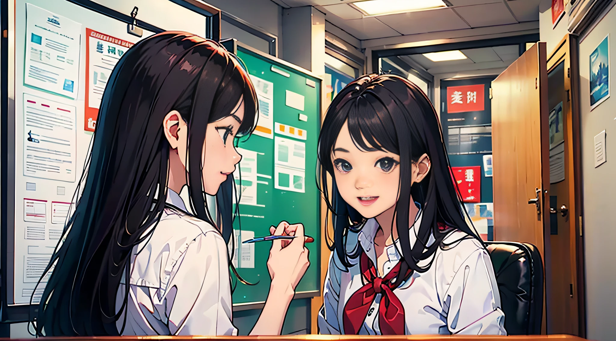 Everyone was laughing,The principal had already led a reporter who was dressed and made up to come over。
Chen Zhenzhen and Xu Bai stepped forward with a smile on their faces under the envious gaze of everyone,Prepare for an interview。