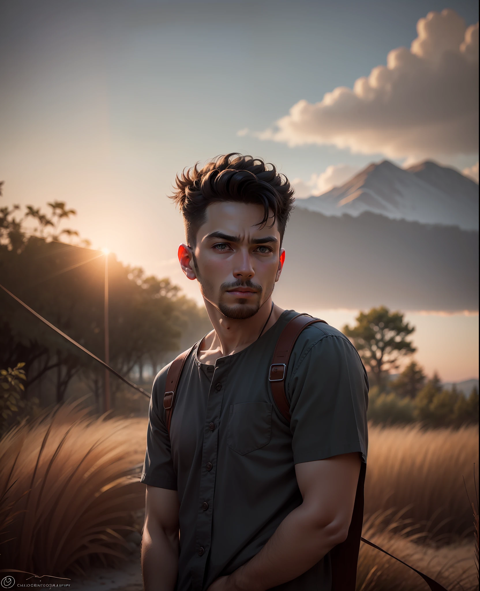 Change this photo a professional natuer photography
