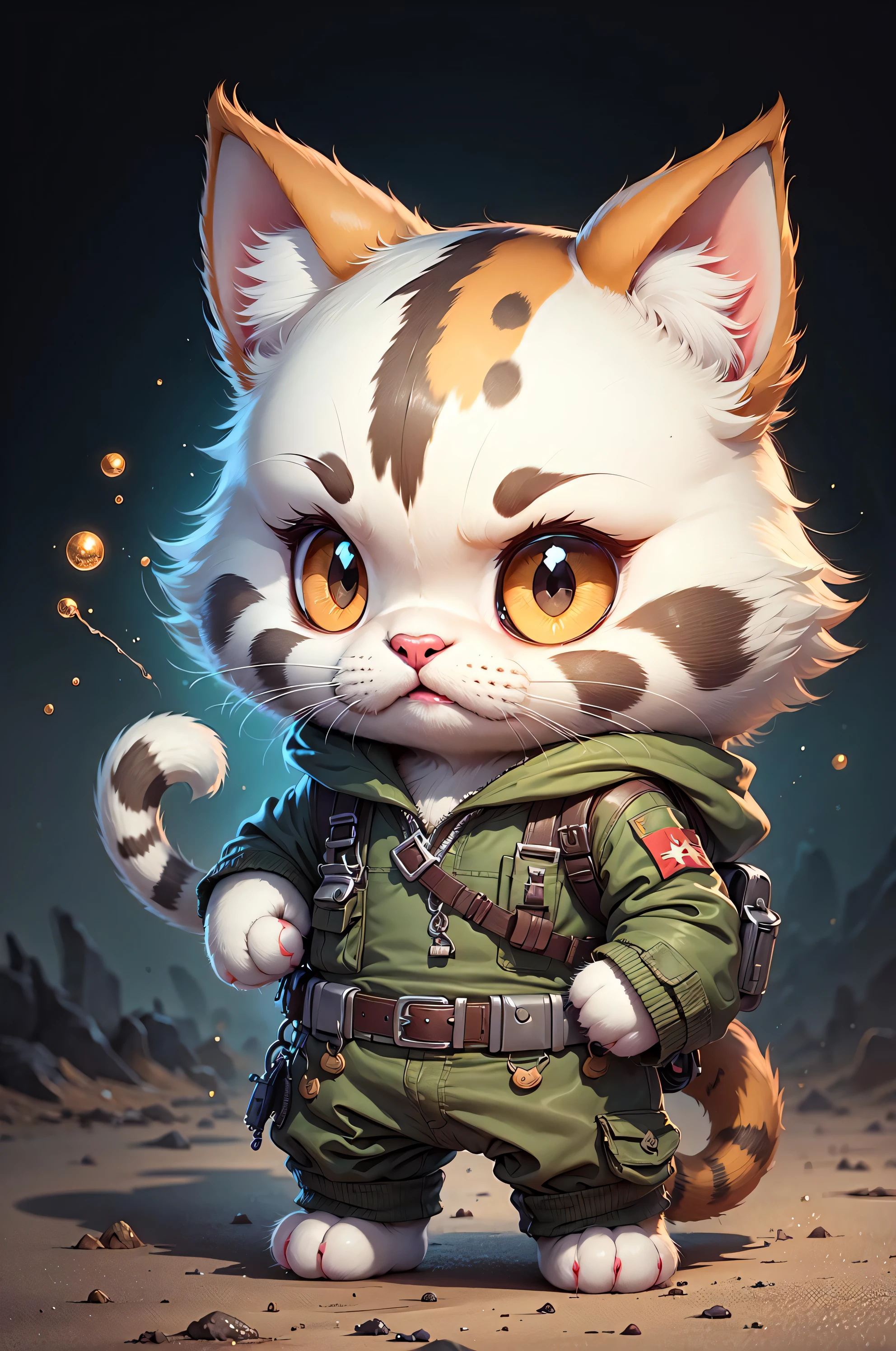 c4tt4stic, army soldier, cat