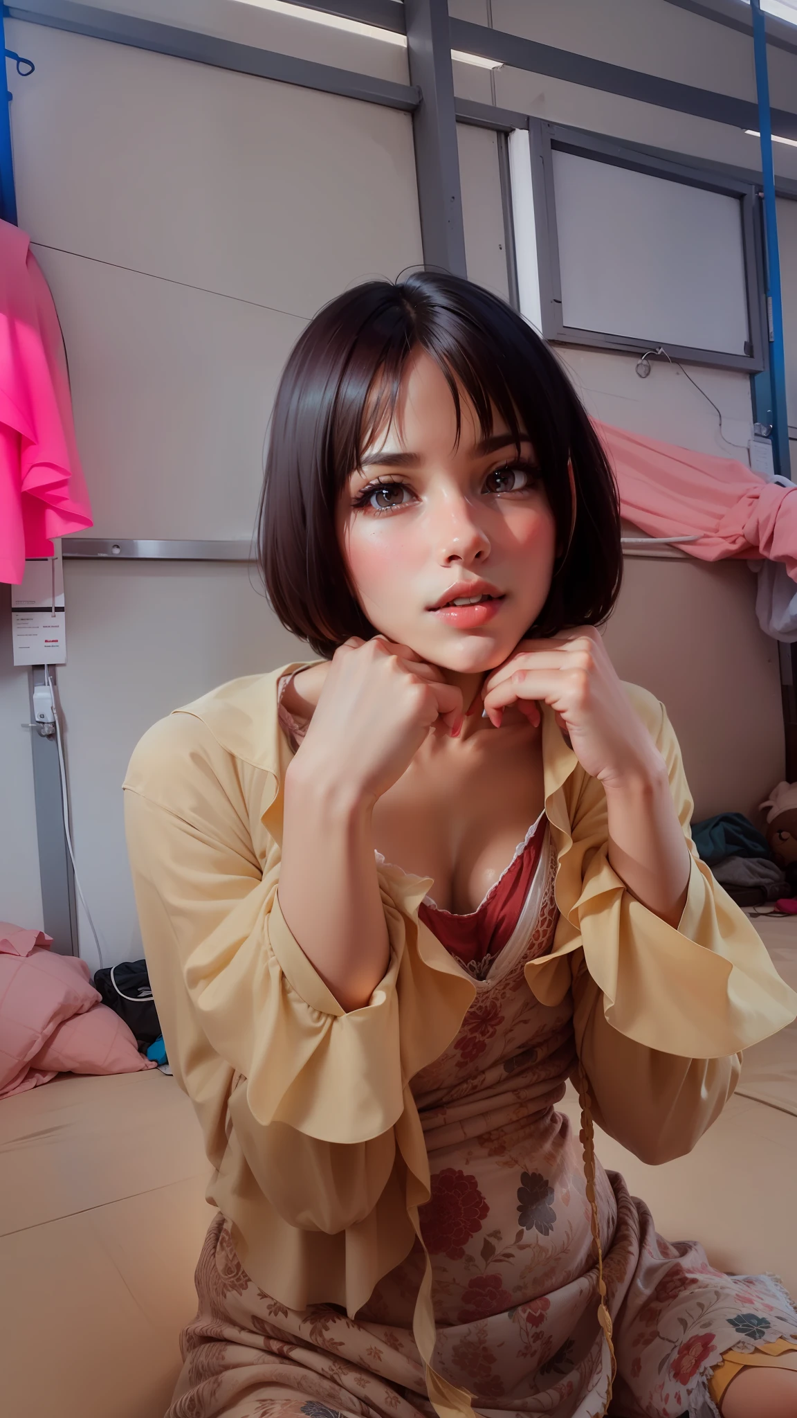 A pretty girl