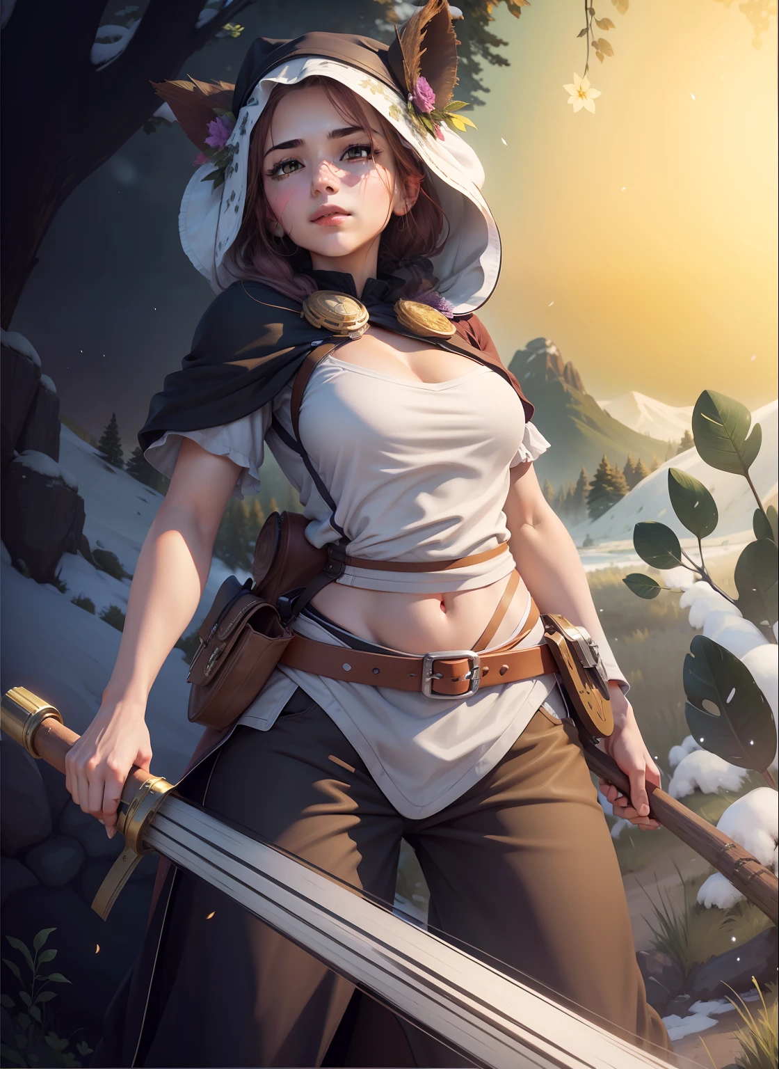 Masterpiece, best quality, high quality, highly detailed CG unity 8k wallpaper beautiful landscape oil painting, award winning photography, bokeh, depth of field, HDR, bloom, chromatic aberration, photorealism, highly detailed, trending on artstation, on CGsociety Trending, intricate, high detail, dramatic, midjourney art and masterpiece, best quality, high quality, extremely detailed CG unity 8k wallpaper lush summer landscape with rolling green hills stretching towards the horizon, dotted with pink, yellow wildflowers, and purples, volumetric lighting and masterpiece, best quality, high quality, extremely detailed CG unity 8k wallpapers serene autumn landscape surrounded by trees in shades of golden yellow, fiery red and burnt orange. The crisp air is laced with the sweet aroma of fallen leaves and wood smoke. The ground is covered with a golden foliage that rustles underfoot. In the distance a golden mountain rises, volumetric lighting and a masterpiece, best quality, high quality, extremely detailed CG unity 8k wallpaper breathtaking winter landscape covered in a golden mantle creating a glittering A world of glowing white and gold. Tall evergreen trees are tall and proud, their branches are crushed by heavy snow, volumetric lighting and masterpiece, best quality, high quality, extremely detailed CG unity 8k wallpaper a vibrant spring landscape full of new life and colors. Rolling hills covered in a green carpet, dotted with delicate wildflowers in shades of pink, purple and yellow, stereoscopic lighting --auto