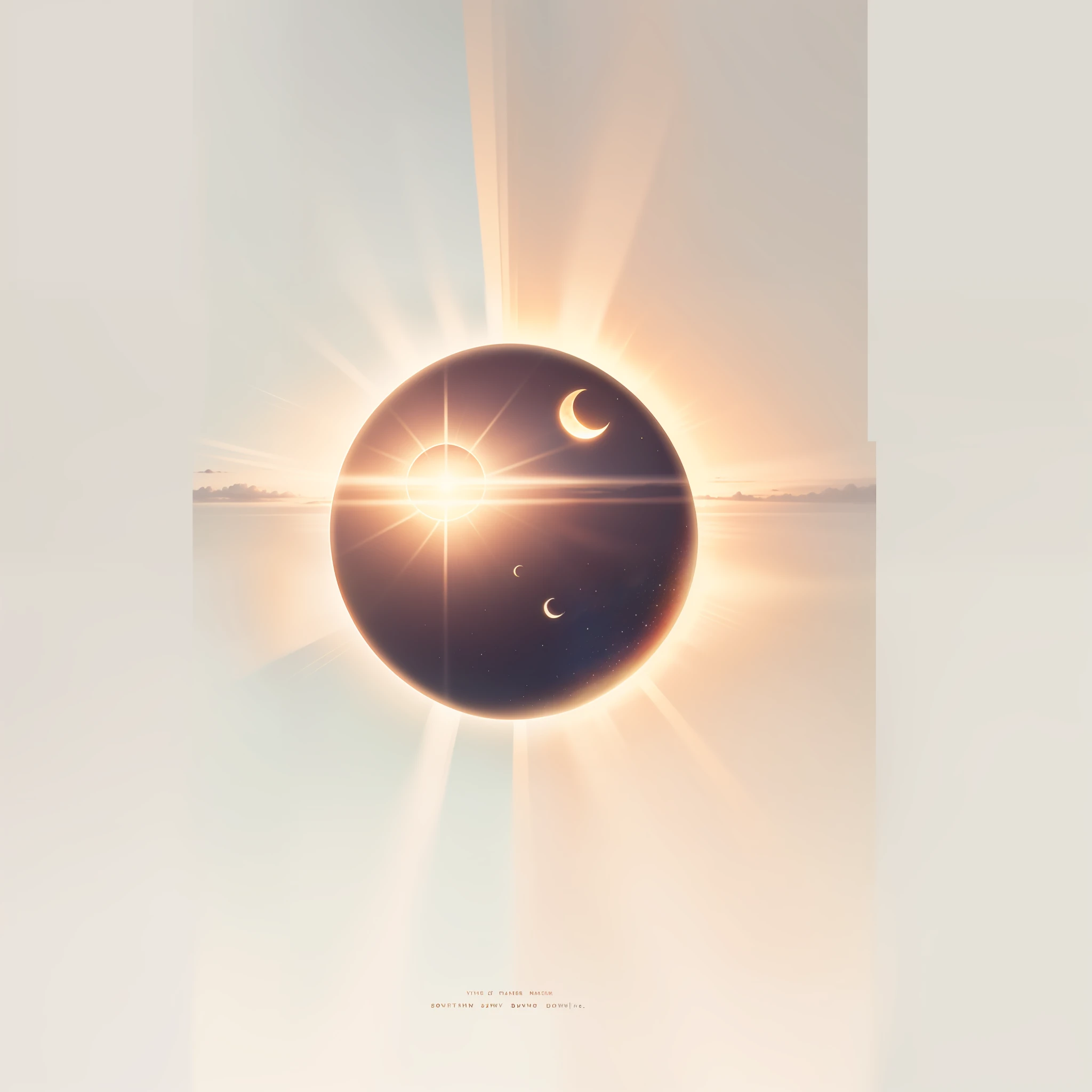 Organization flag,A crescent moon embedded in the sun,The letter EWO,sun's rays,Warmth,Warm gradient,downy,succinct,dawning,Stars shine