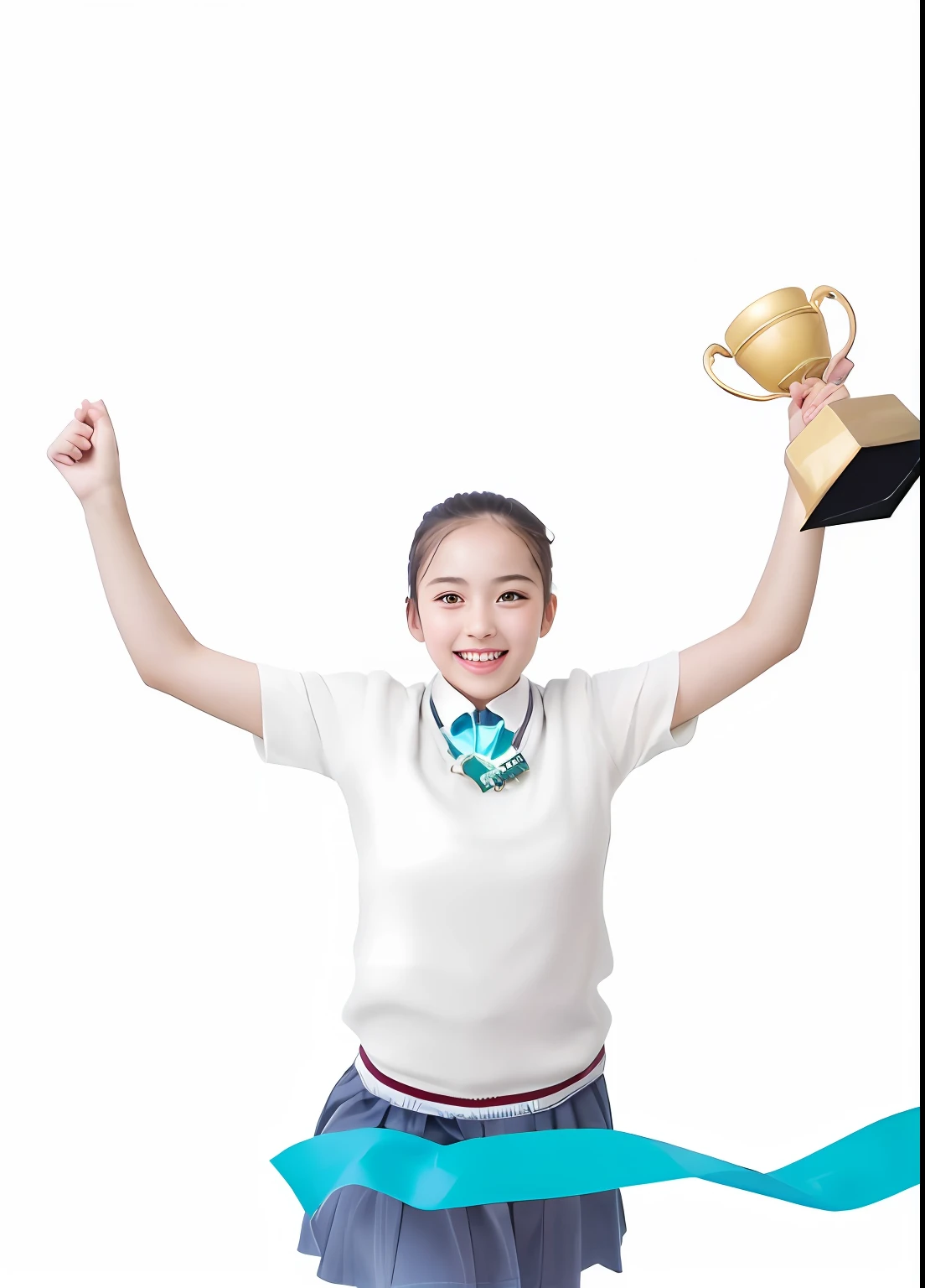 Best Quality, Ultra High Resolution, (Photorealistic: 1.4), 1 girl, black_legwear, head_out_of_frame, holding_hands, interlocked_fingers, 5 fingers, 2 arms, 10 years old, korean girl, student, black hair, short hair, young and cute girl, korean, asian (8K), (top quality), (masterpiece:1.2), (realistic), (photorealistic:1.37), very detailed, clear face, clean white background, 10 year old girl, cute, portrait of female elementary school student, young lovely korean face, Portrait of a cute young woman, Korean female idol, ((5 fingers)), round head and slightly small eyes, (very detailed face: 1.4) (chest: 0.3) (masterpiece, highest image quality: 1.2), (((outdoor, studio))) Surrealist elementary schooler, smile, laughter, sweater, (outfocusing: 0.1), small breasts, little girl, bright face with lighting, beautiful detailed eyes, beautiful detailed nose, whole body, film grain, ((dramatic lighting)), delicate hair, super high resolution, beautiful teeth, Small mouth, full body, smile, gentle smile, stand, 1girl, beautiful, masterpiece, very delicate face, perfect lighting, overhead angle, professional lighting, HDR, solo, chapped lips, super detail, peach butt, look at the viewers,performance