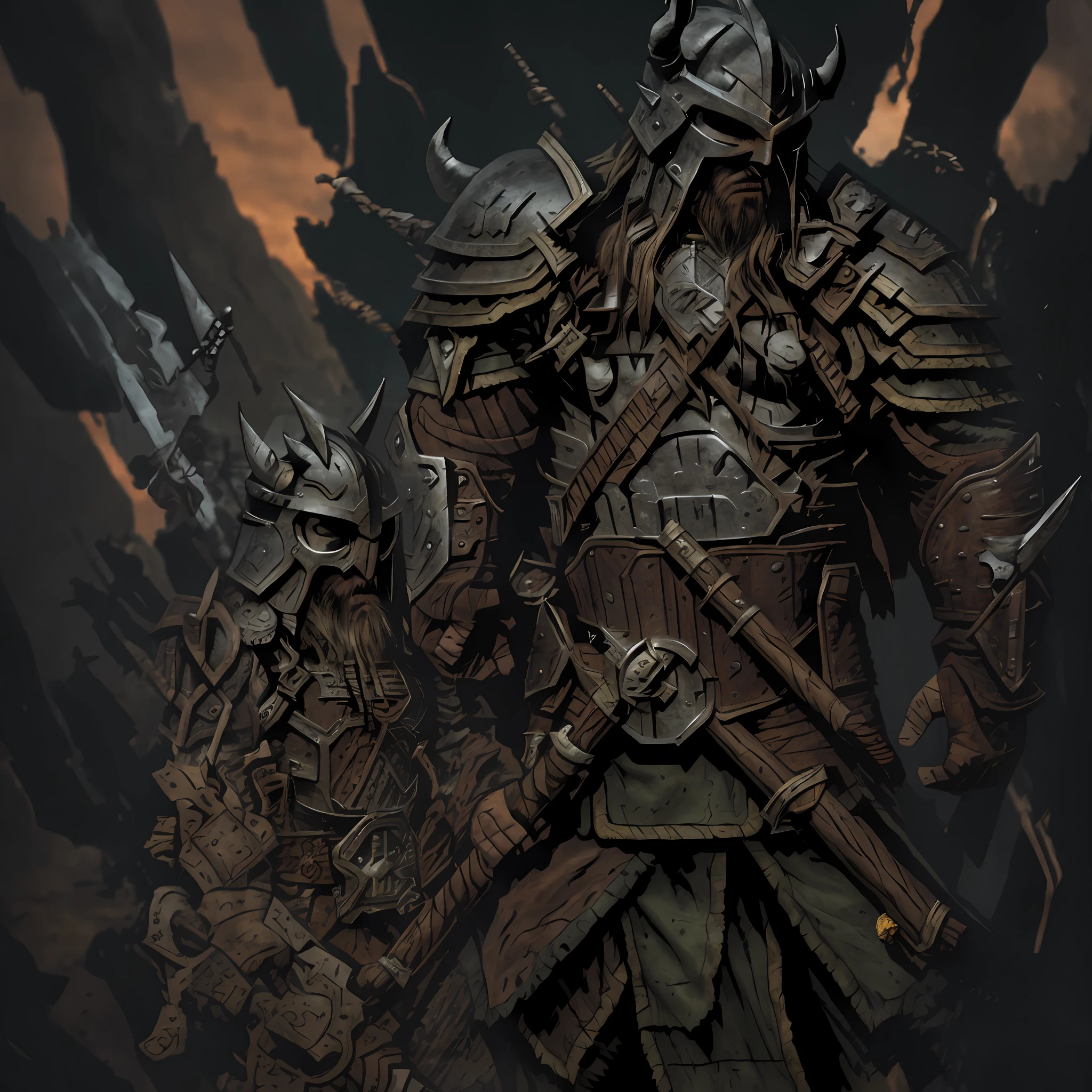 Thor, with mjonir in hand, thor god of thunder hammer, berserker, warrior, angry, irate, epi, brave, angry, wearing Viking armor and helmet, Norse mythology, big beard, camera with focus on face, viking helmet, full hd 4k