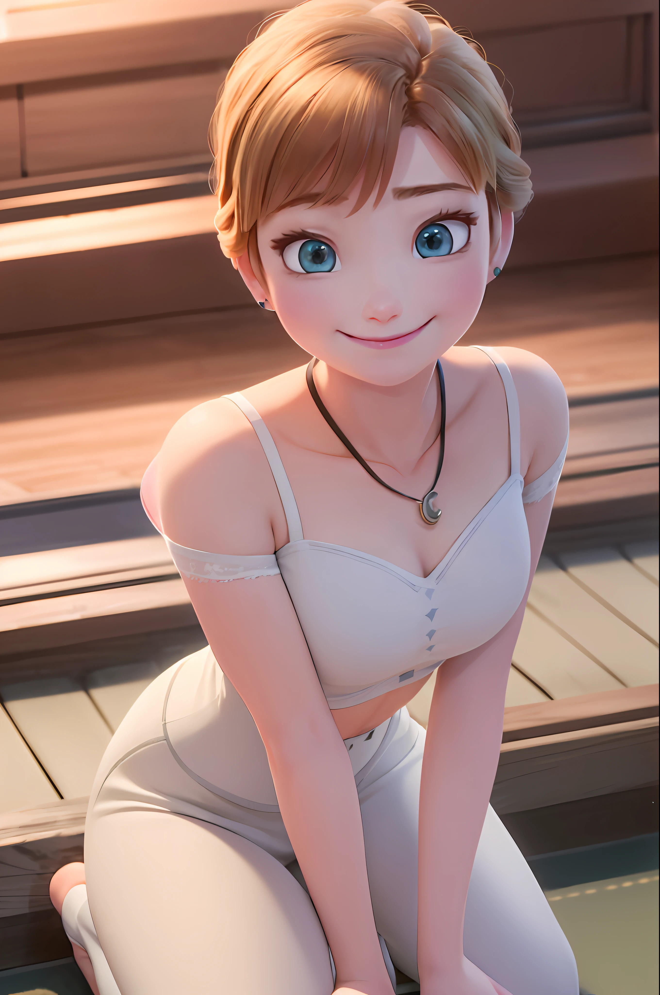 (Representative songs:1.4), (beste- Qualit:1.4), (hight resolution:1.4),
Anna of Arendelle、bare shoulders、White top and bottom underwear、a necklace、Uploaded、
bath、ballroom、
Look at the viewer、With smiling eyes、all-fours、Painful face、yawns