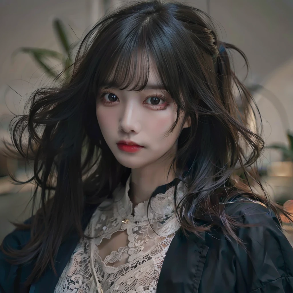 A dark-haired Beautuful Women