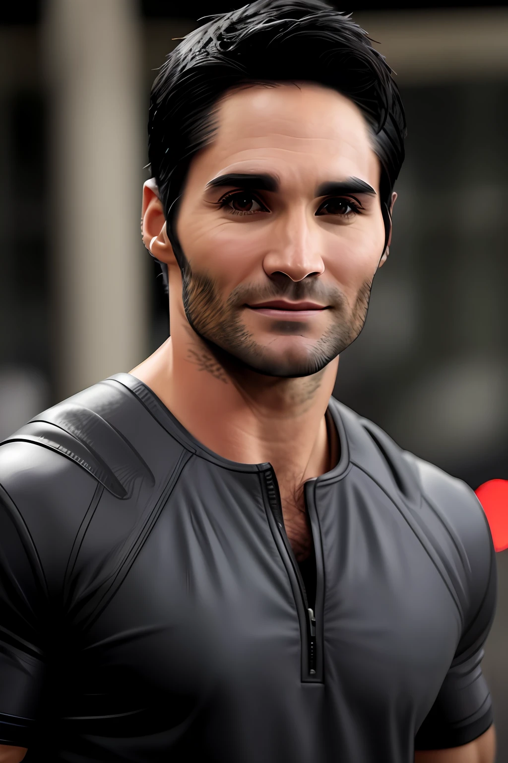 (Detailed description) (melhor qualidade) Tyler Hoechlin pelado