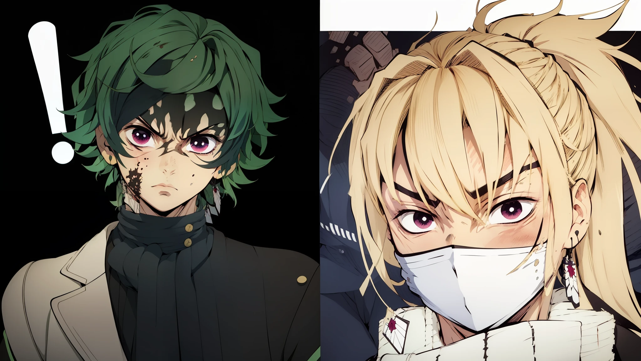 Style kimetsu no yaiba masculino