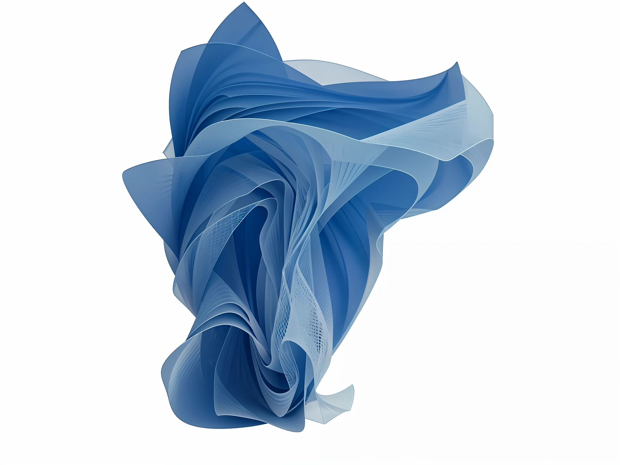 Mesh, Light and soft, High clarity, Gradient hue, deep colour。