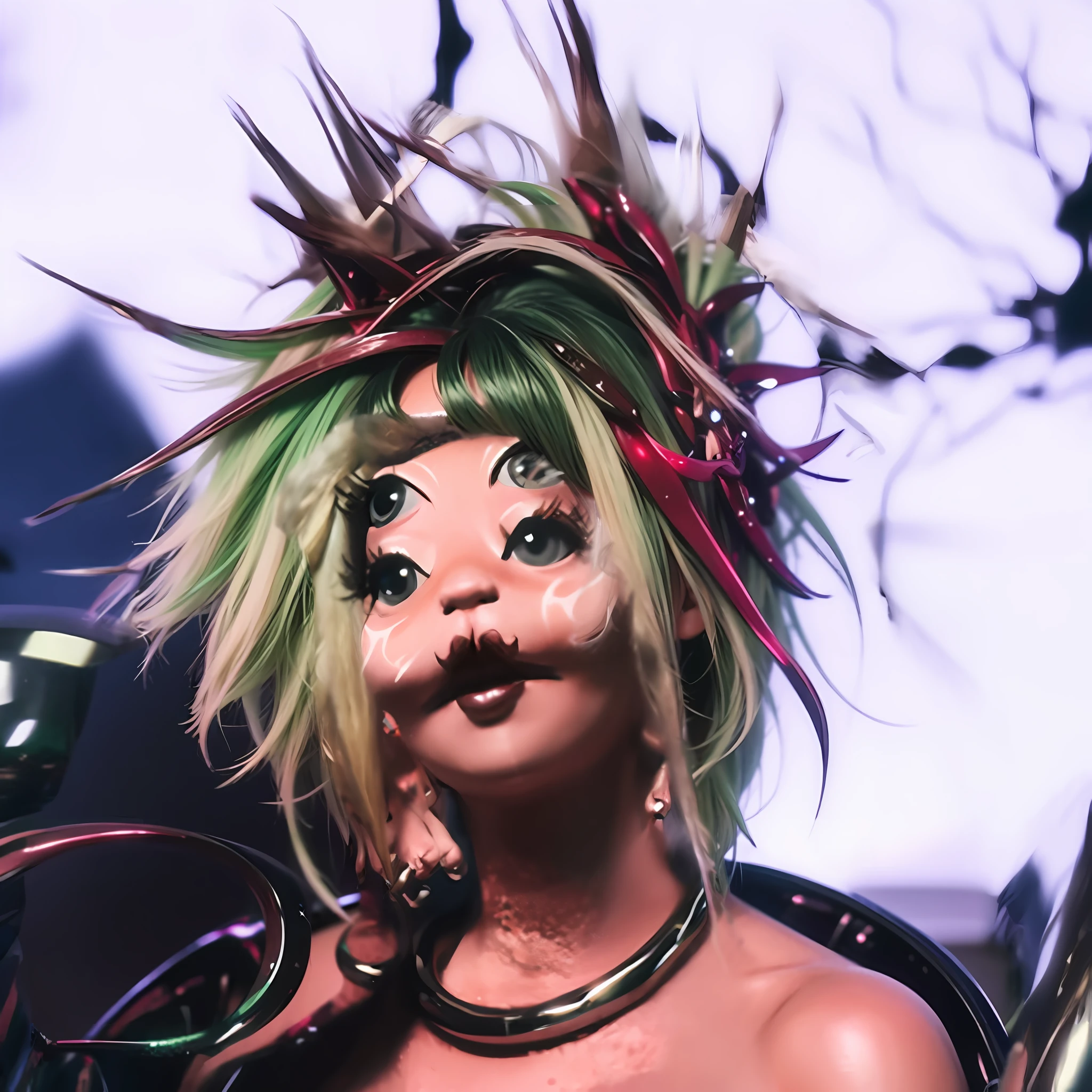 Green hair