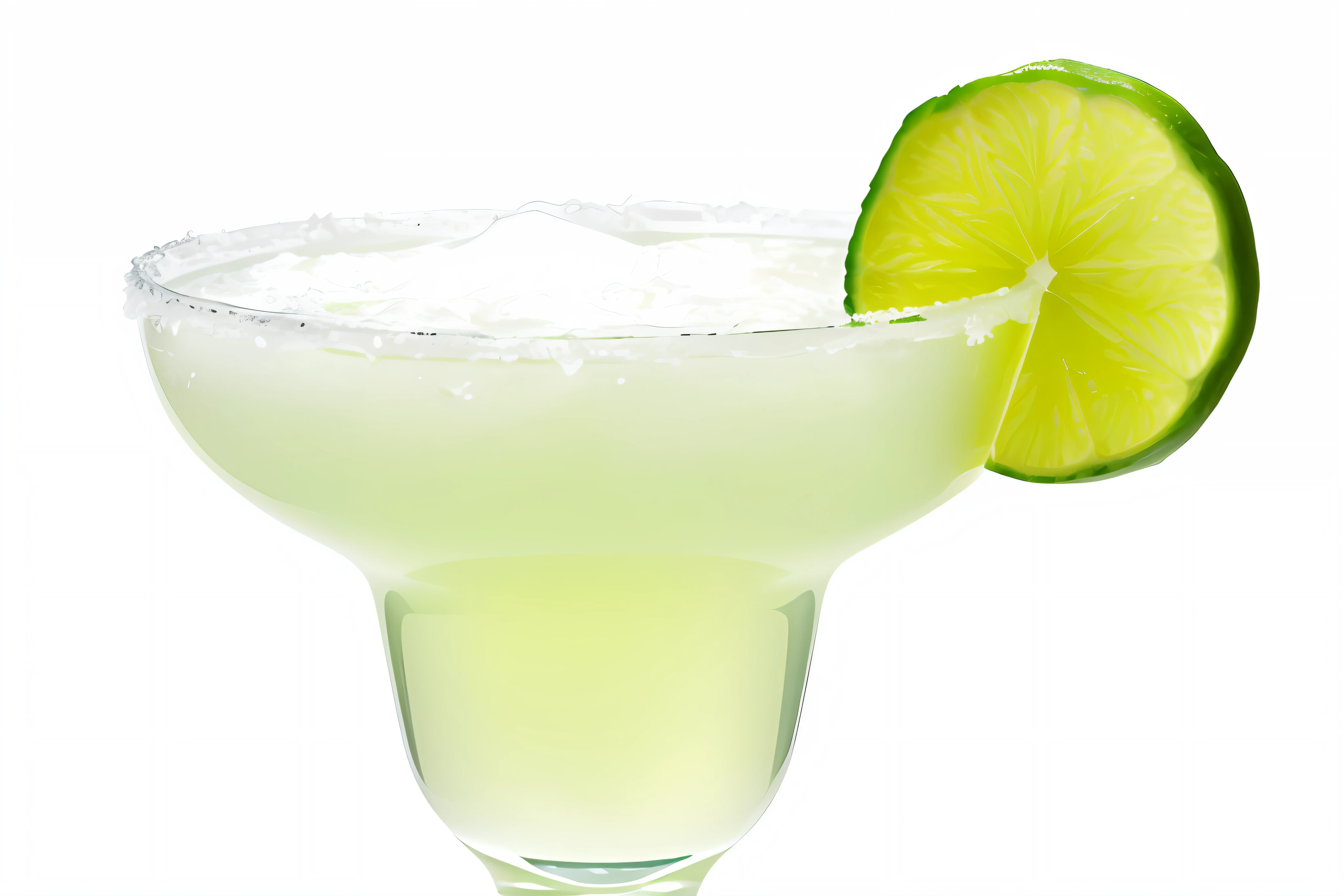 Aravi Margarita with lime flakes in glass on white background, drink, 🍸🍋, golondrinas, Lime, Sour, cosmopolitan, high res photograph, Polished : :, author：Rhea Cami, Green, body shot, corona, in style of mike savad”, full of greenish liquid, detailed zoom photo, recipe