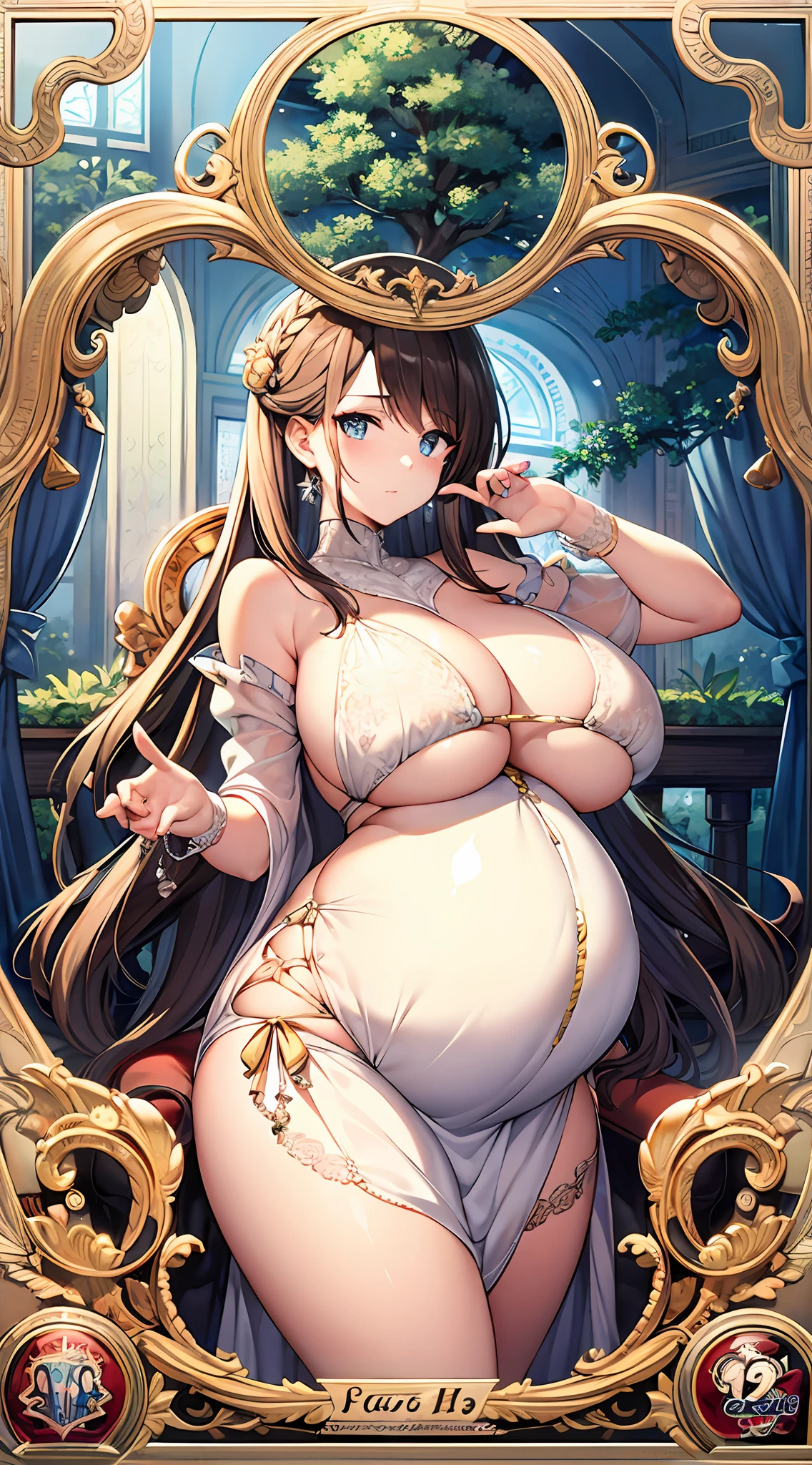 Mature girl,((Best quality at best)),((tmasterpiece)),(The is very detailed,Most detailed,offcial art,Beauty and aesthetics:1.2),huge tit,pregnant women with,Milk flow out