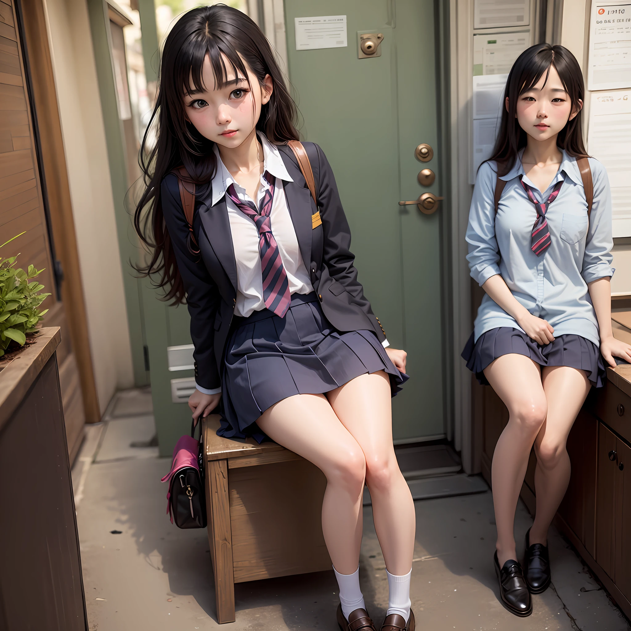 realistic schoolgirl、bob、cute little、the real thing --auto