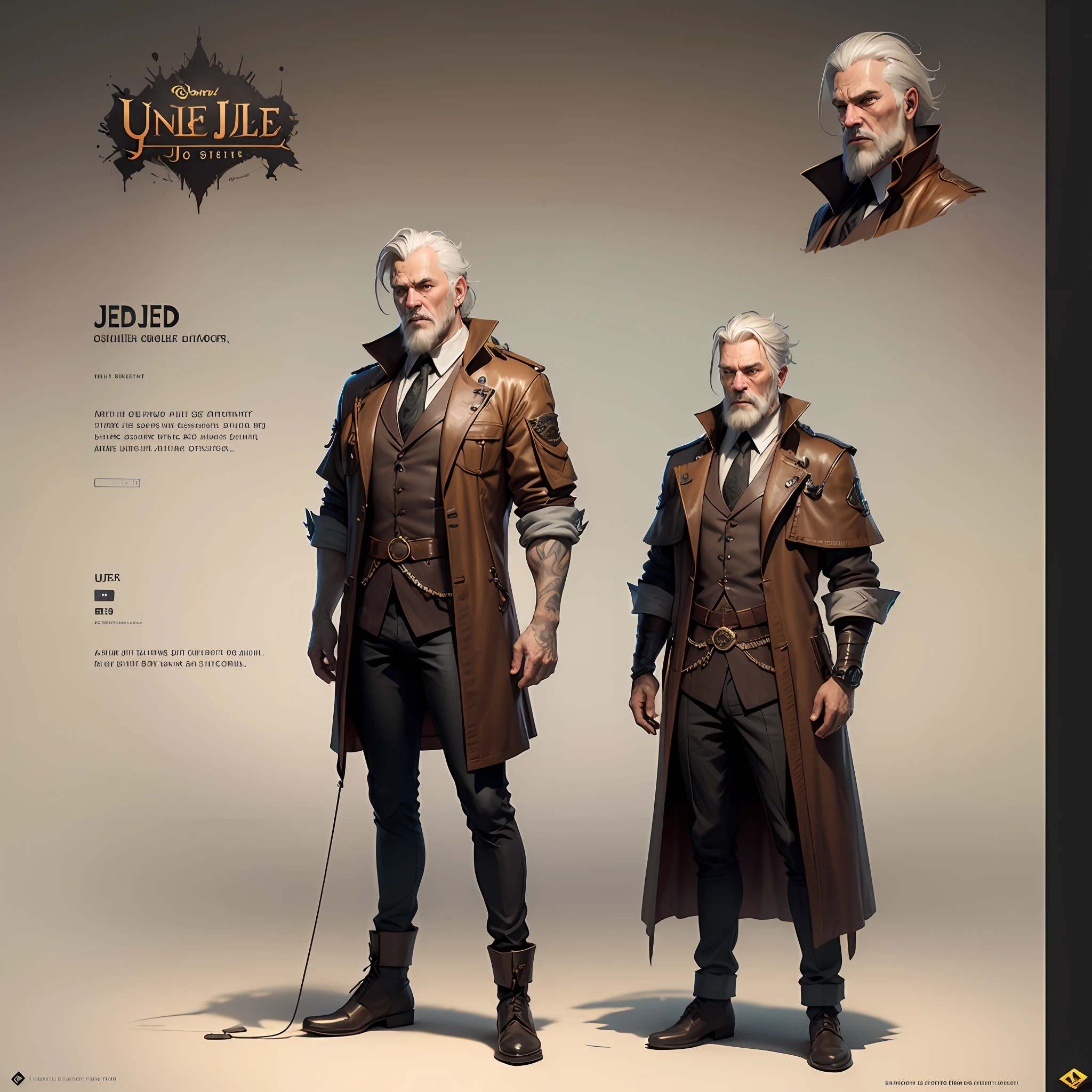 Uncle Jed, concept art, 4k
