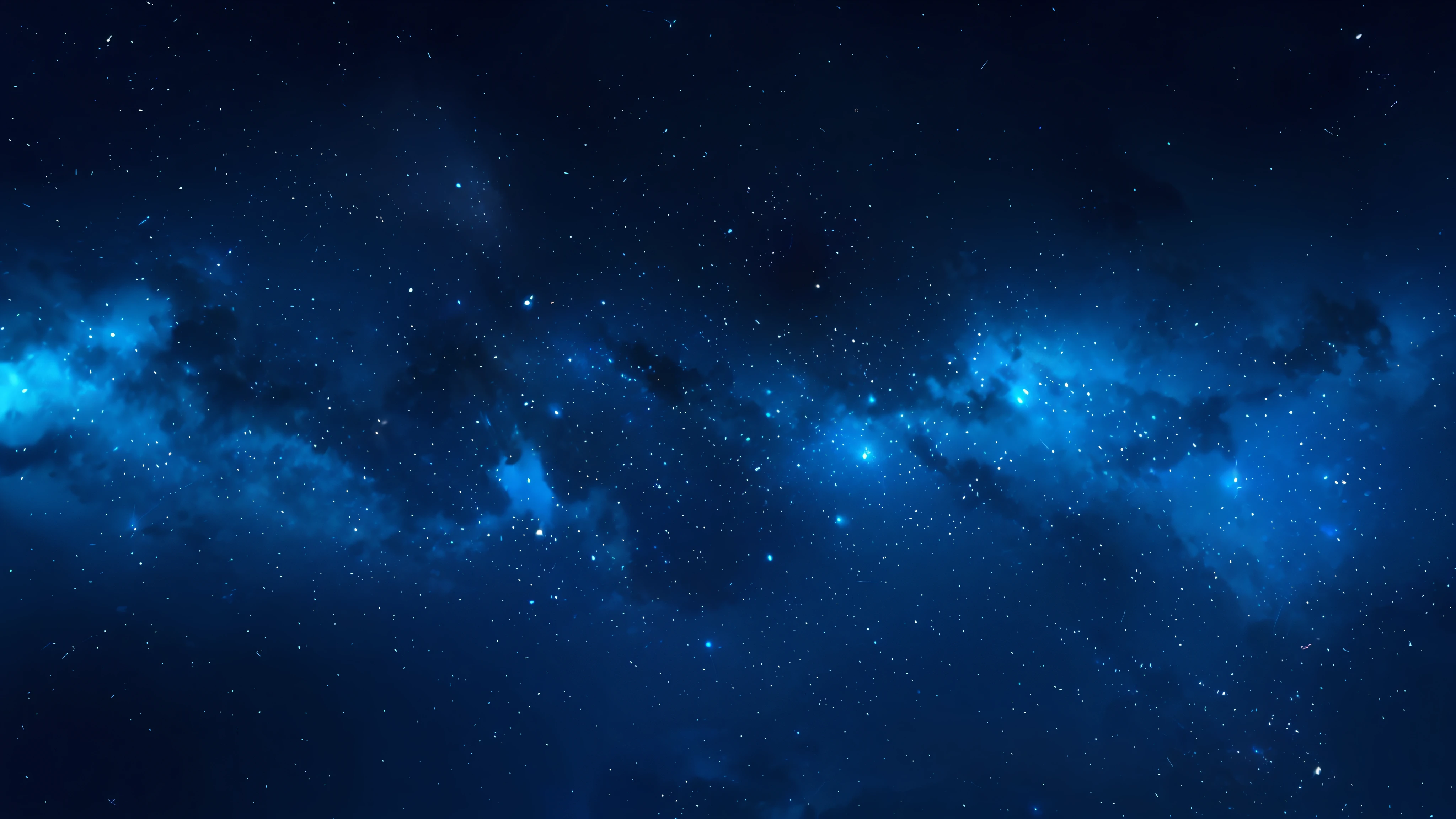 A blue sky full of stars and a few small clouds, space backround, space sky, Starry Sky 8 K, blue nebula, Galaxy background, Night sky; 8K, deep blue night sky, stars in background, stars in space, starrysky, galaxy in background, Background galaxy, space in background, background of the galaxy