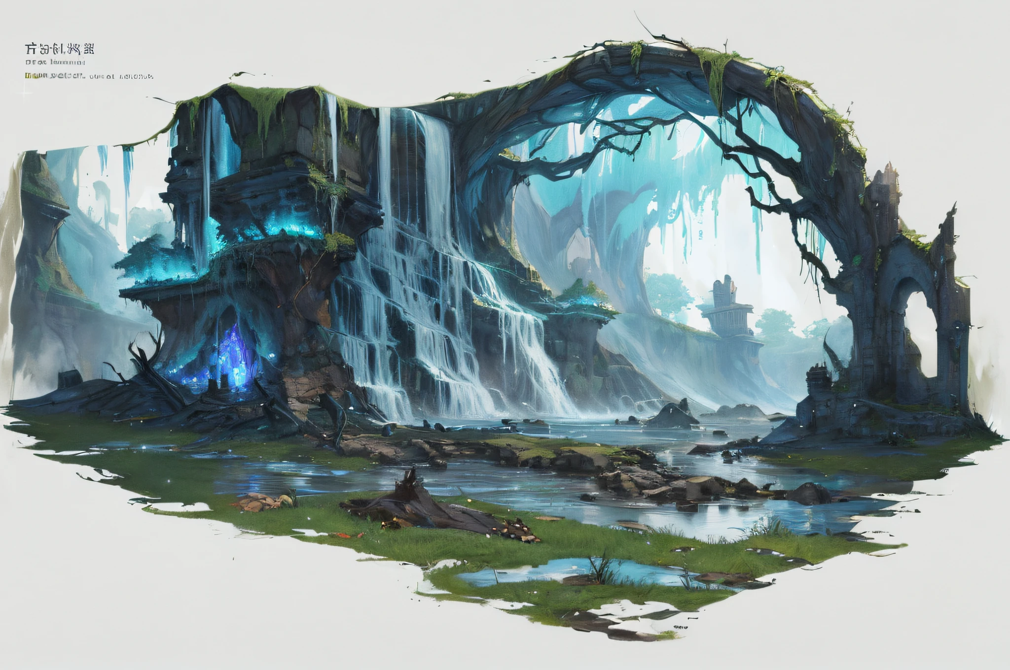 ((great beast's corpse)), miaobishenghua , wind, stone fragment, beautiful detailed blood, dusk, sunset, beautiful detailed water, [(whitebackground:1.5)::5], large bone, painted as a game concept art, matte painting concept art, environment painting, ruins, concept art ， highly rendered, scenery game concept art, highly detailed bone, highly detailed waterfall, beautiful detailed waterfall, water from beast's skull, beast's skull, detailed beast corpse, huge beast's skull, monster corpse, waterfall from beast's corpse, detailed beast's corpse, masterpiece, high quality, beautiful graphics, high detail, beast's corpse become land, beast's corpse waterfall, beast's corpse return to earth, waterfall from beast's corpse