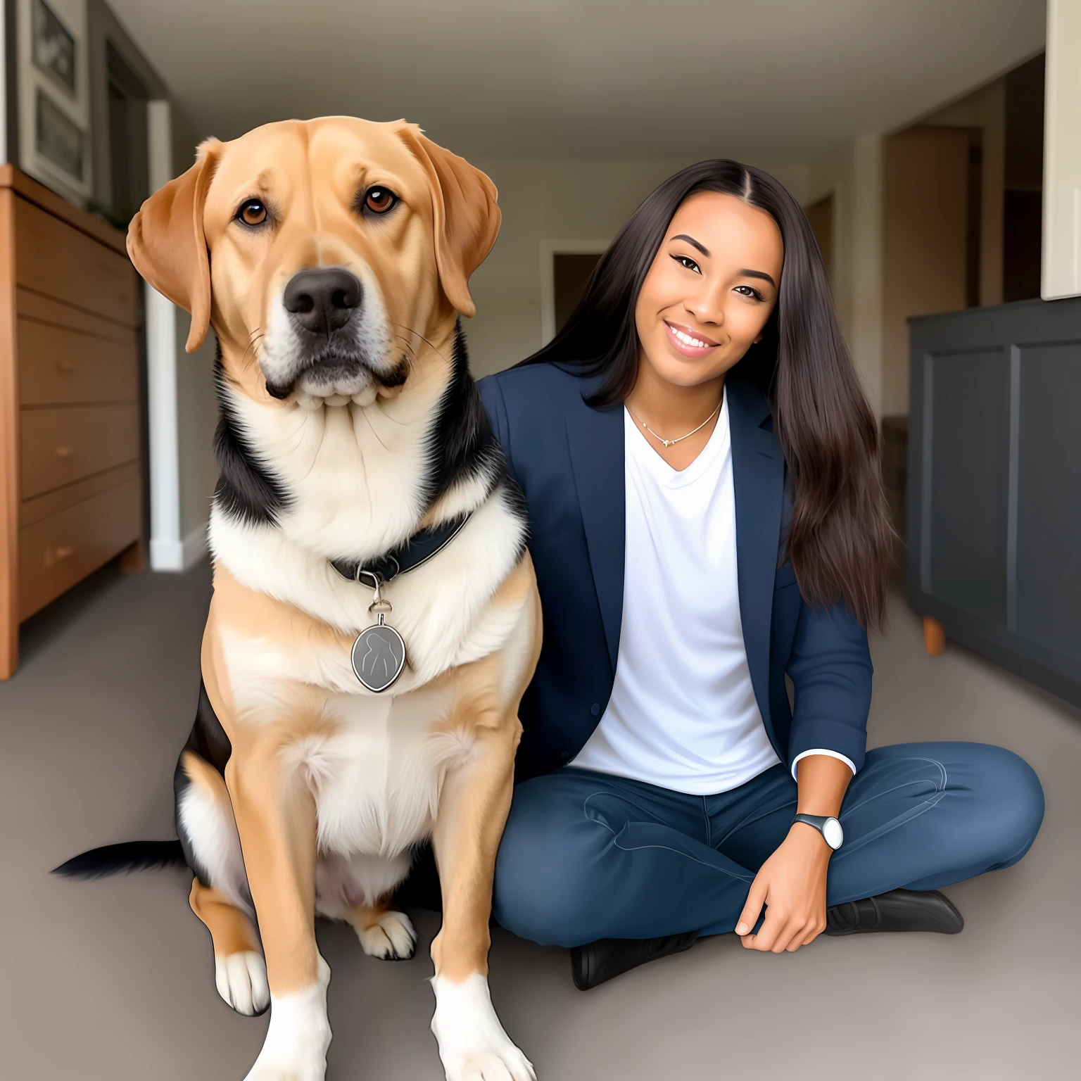 Dog in human form