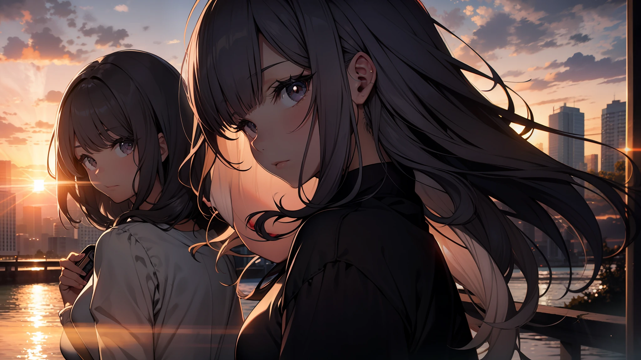 Have the lighting be during sunset