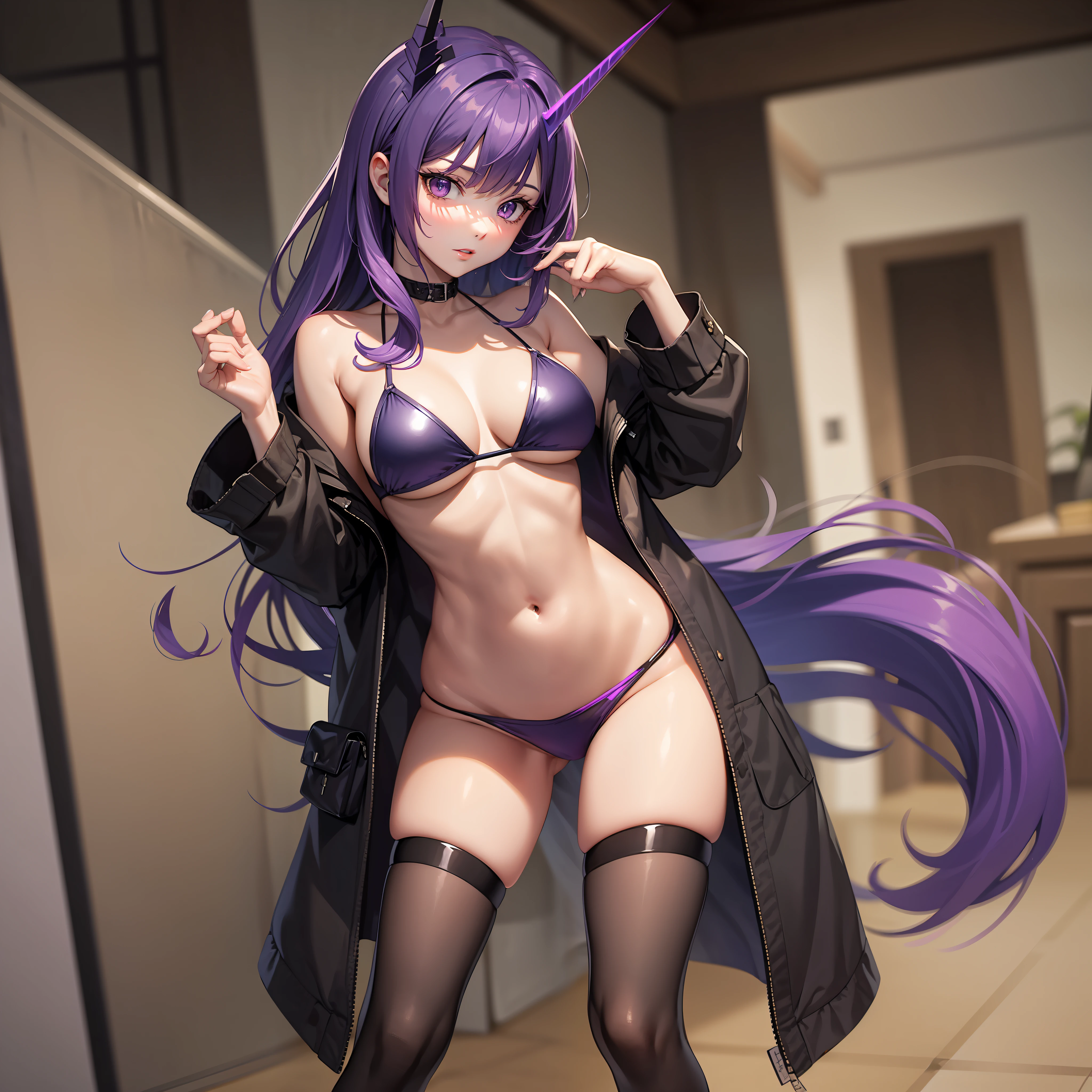Hot Sexy Twilight Sparkle Wear Bikini Black Shadowflame Aura Full Body