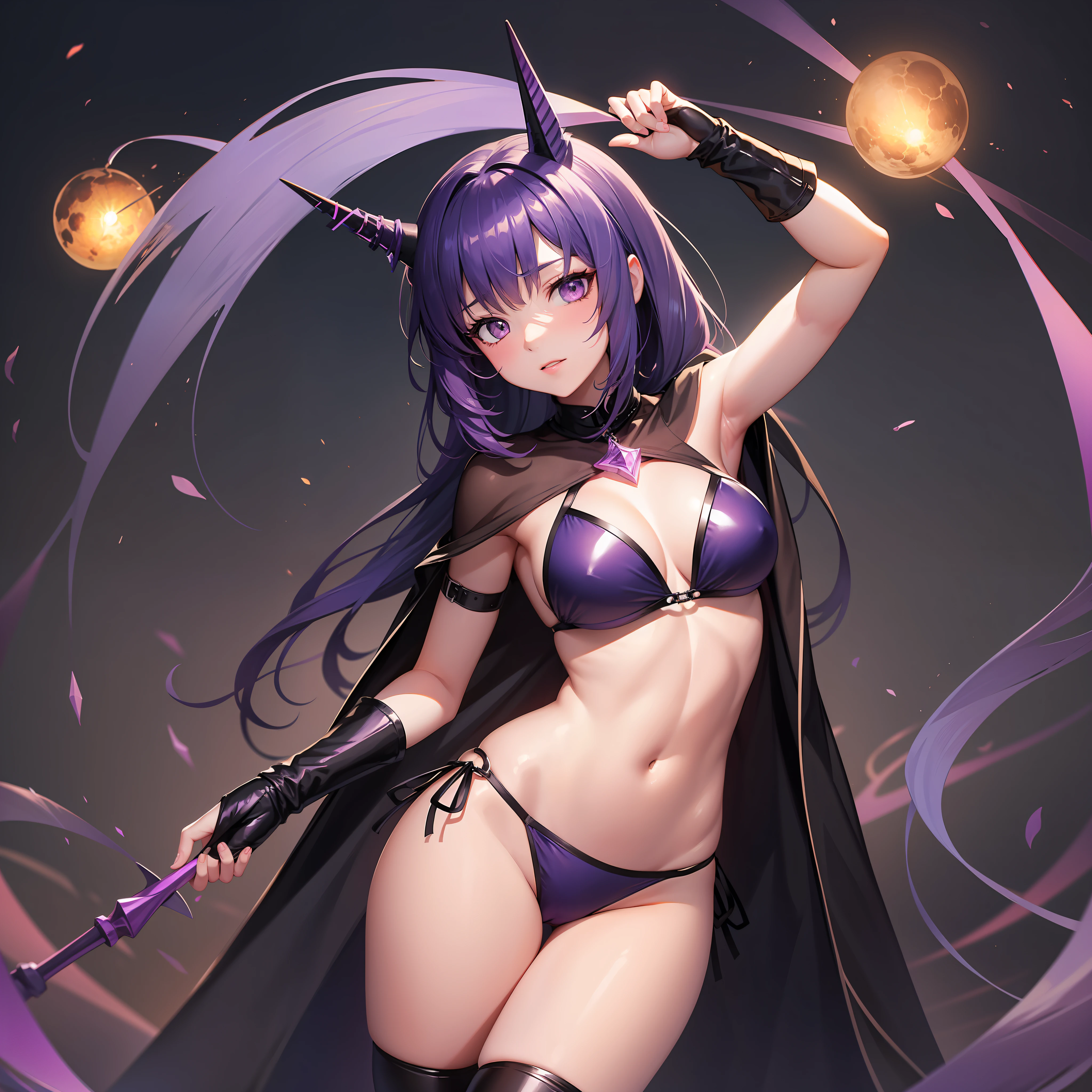 Hot Sexy Twilight Sparkle Wear Bikini Black Shadowflame Aura Full Body