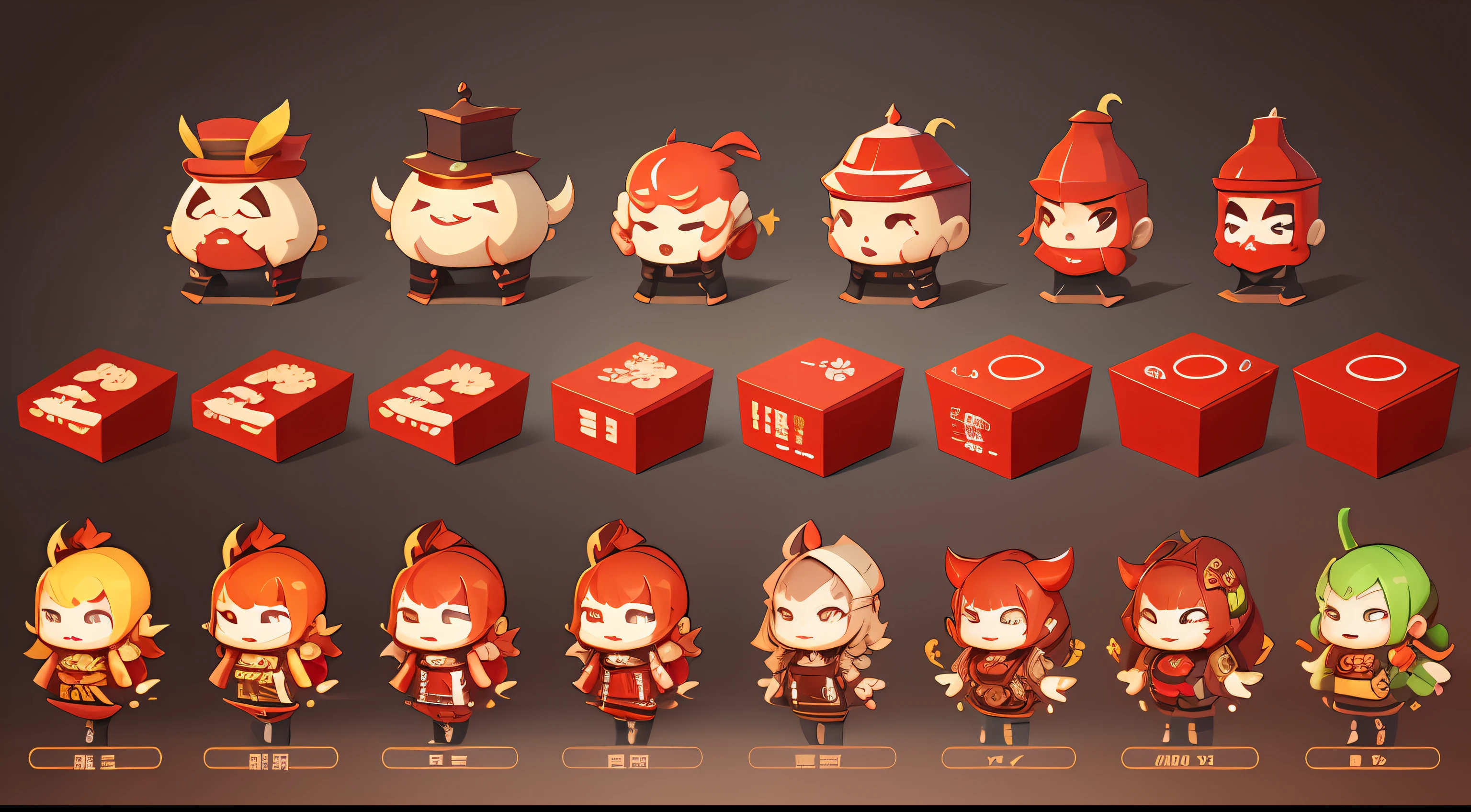 A set of beautifully detailed close-ups of Chili Pepper characters,Hunan cuisine theme,Game character design,PSD sprite table,Concept Art of Game,adorable digital art,isometric game asset,HD sprite collection,2D game assets,High-quality character design,Cartoon concept art,A close-up of a bunch of chili characters with different expressions,chili pepper,Hunan,Game character design,PSD sprite table,game concept art sprite sheet,Lovely detailed digital art,isometric game asset,game assets,A set of high-quality HD sprites,2D game assets,High-quality character design,Cartoon concept art --auto